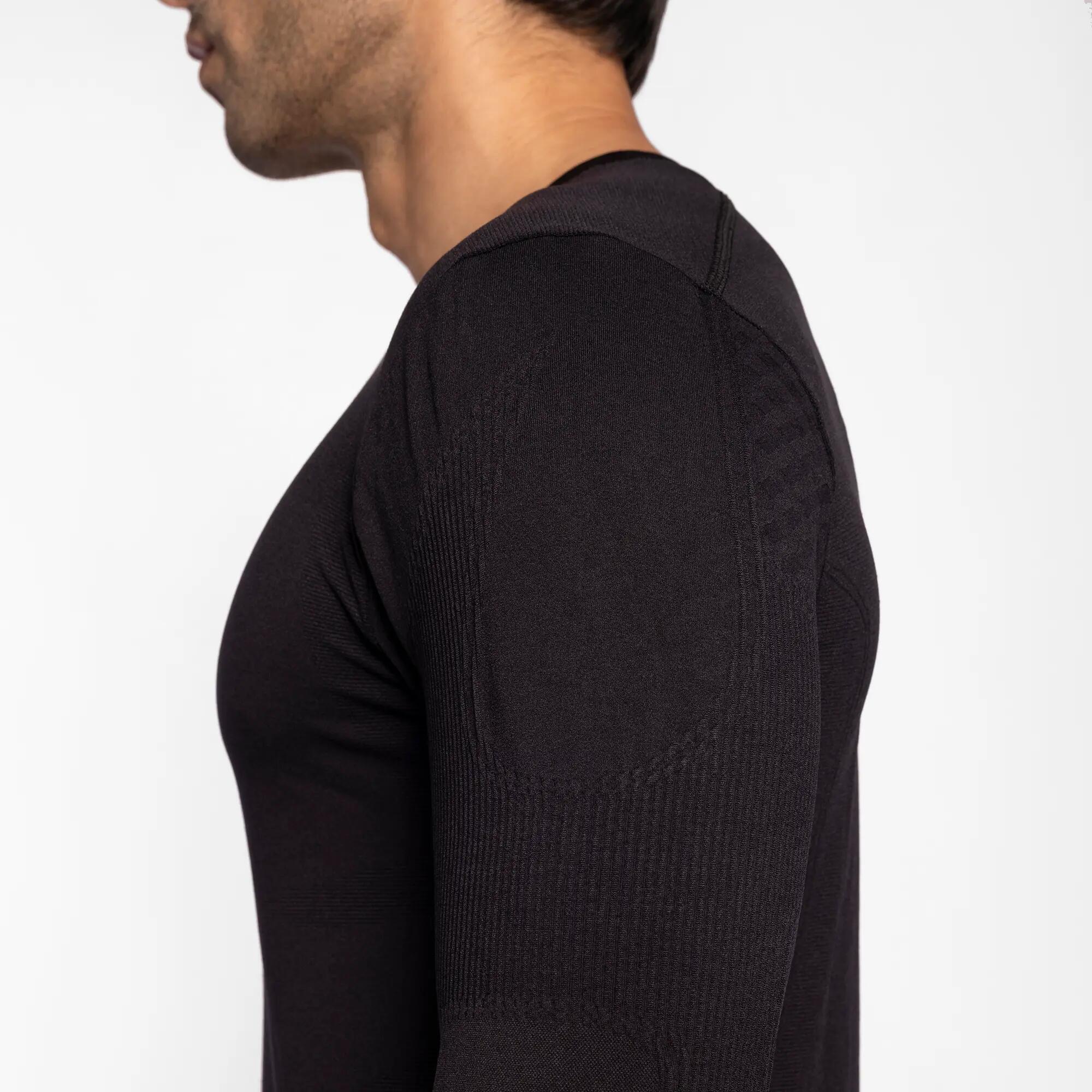 Adult Sun Protective Compression Top Full Sleeve Black -  5