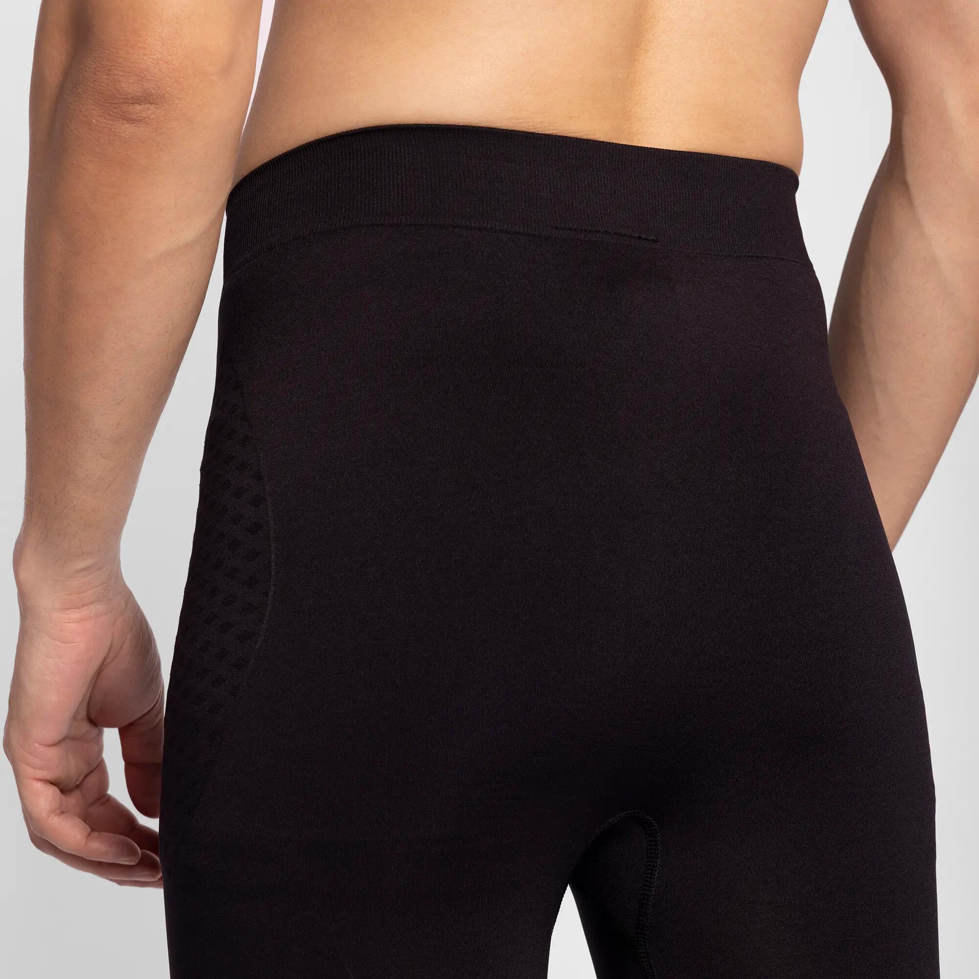 Adult Compression Shorts Groin Guard Compatible Black -  4