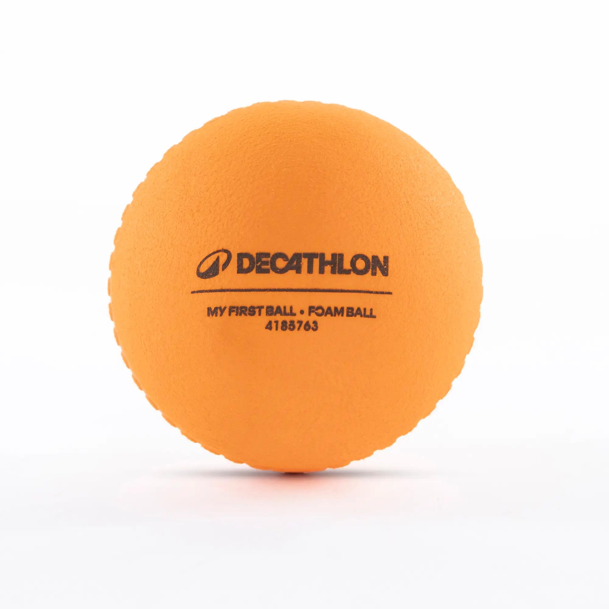 Kids Foam Cricket Ball - Orange -  1