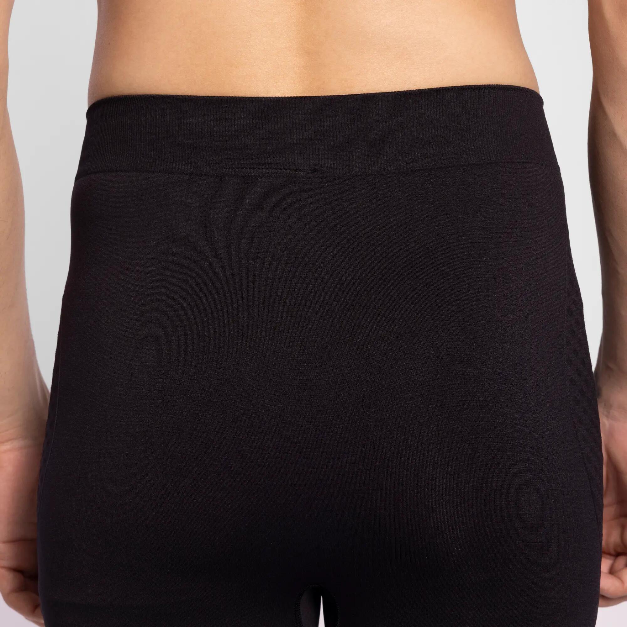 Adult Compression Shorts Groin Guard Compatible Black -  5