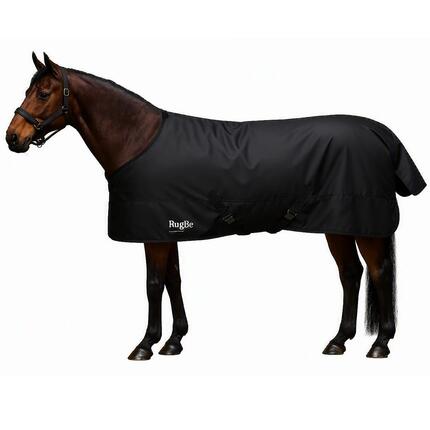 Couverture imperméable extérieur cheval et poney 100g - noir
