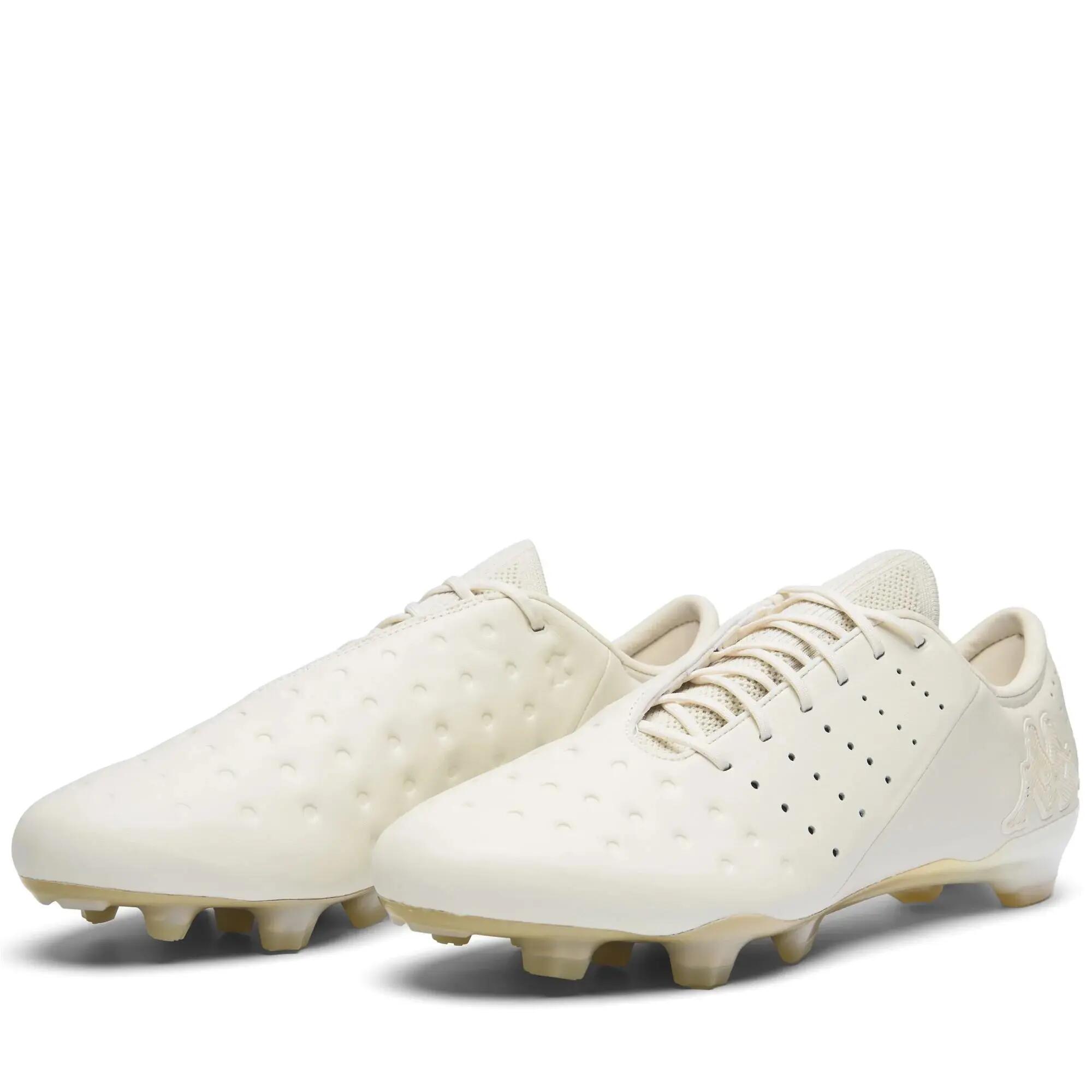 Chaussure de football homme, KAPPA GYRA ELITE FG, blanc et or 3/6