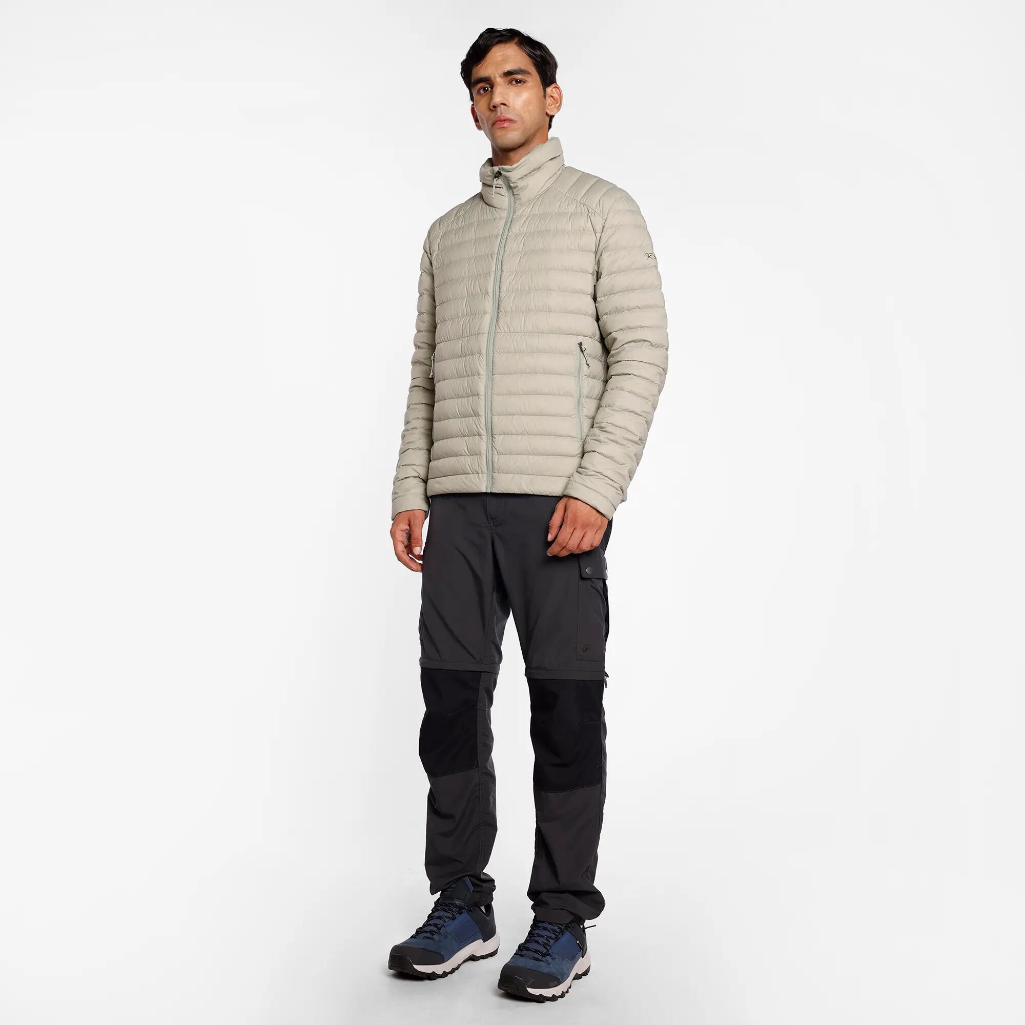 Men Lightweight 700 CUIN Packable Down Jacket MT100 Upto -5°C - Beige -  3
