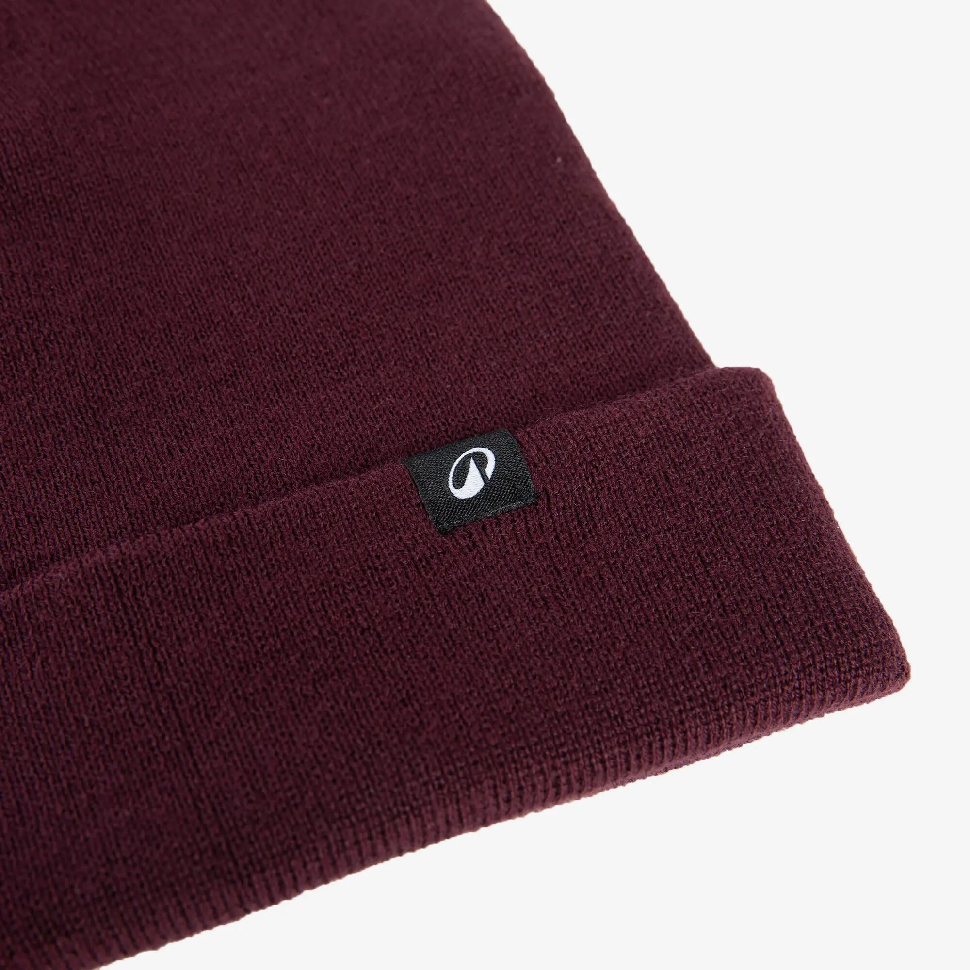 Adults’ reversible hat, RIDER 500 Burgundy -  4