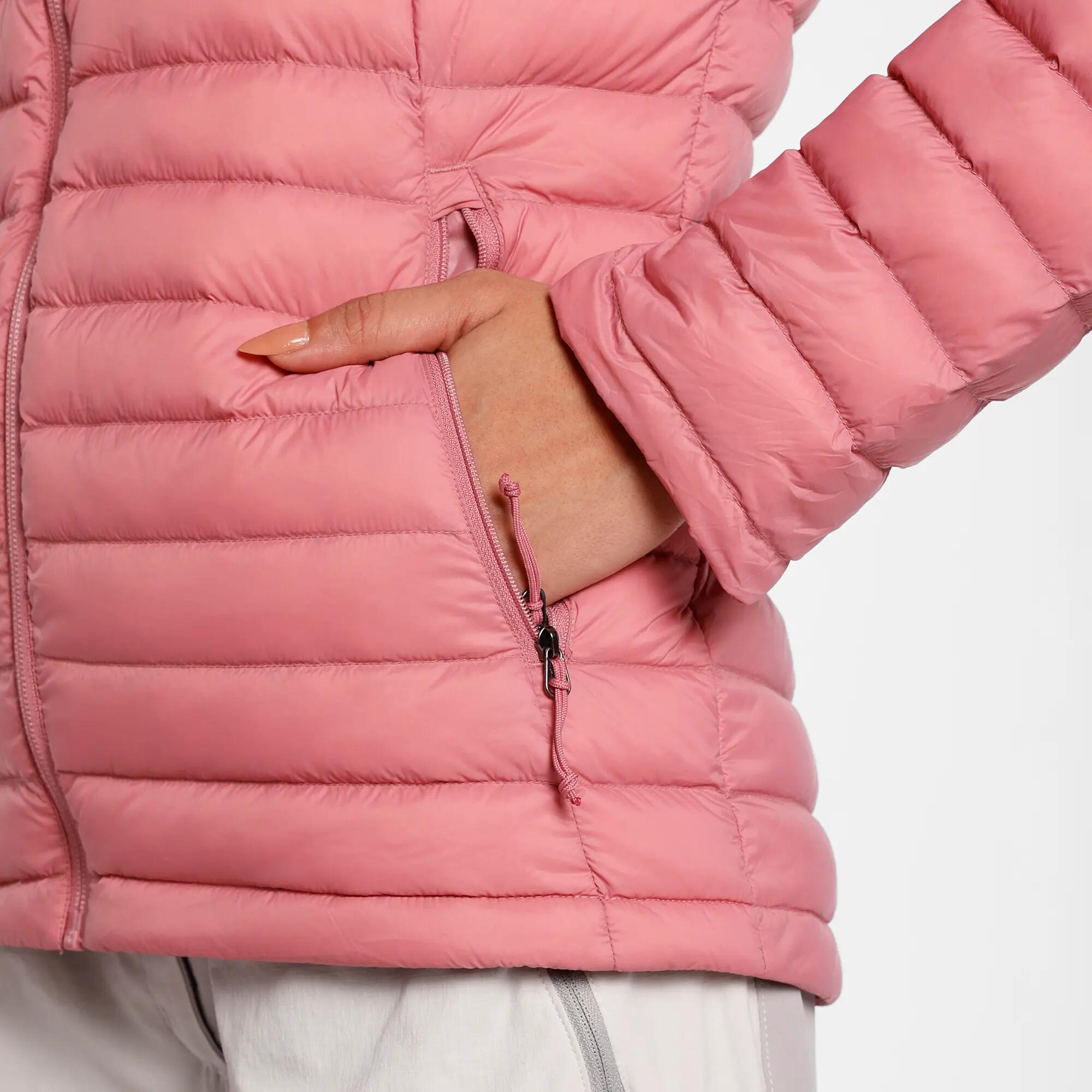 Women Lightweight Packable Down Jacket TREK100 Upto -5°C - Peach -  5