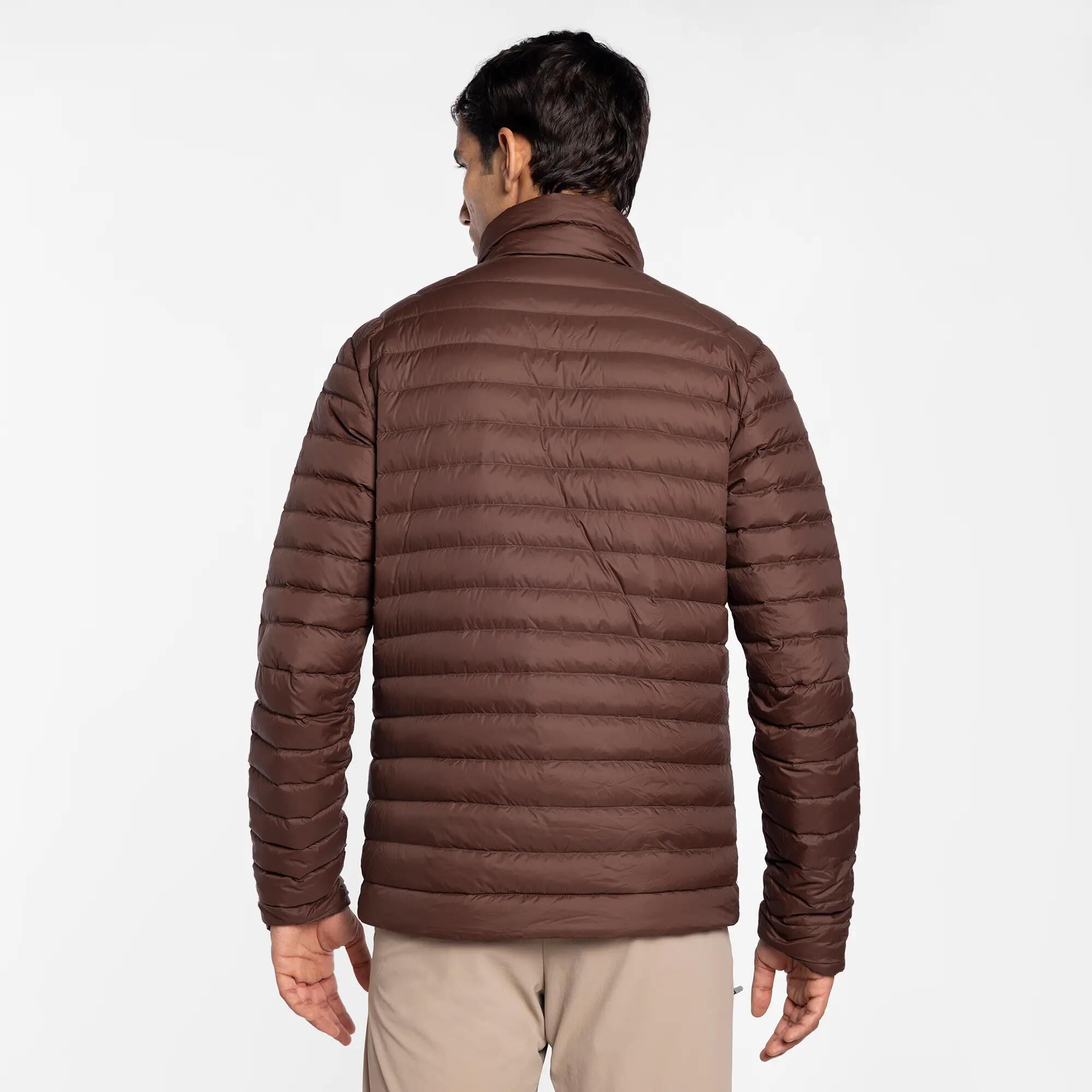 Men Lightweight 700 CUIN Packable Down Jacket MT100 Upto -5°C - Brown -  3