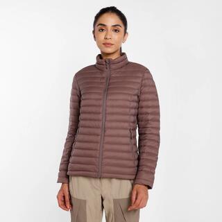 Women Lightweight Packable Down Jacket TREK100 Upto -5°C - Brown
