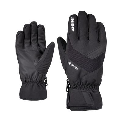 Guanti sci adulto Ziener 1734 GORE-TEX® nero e bianco
