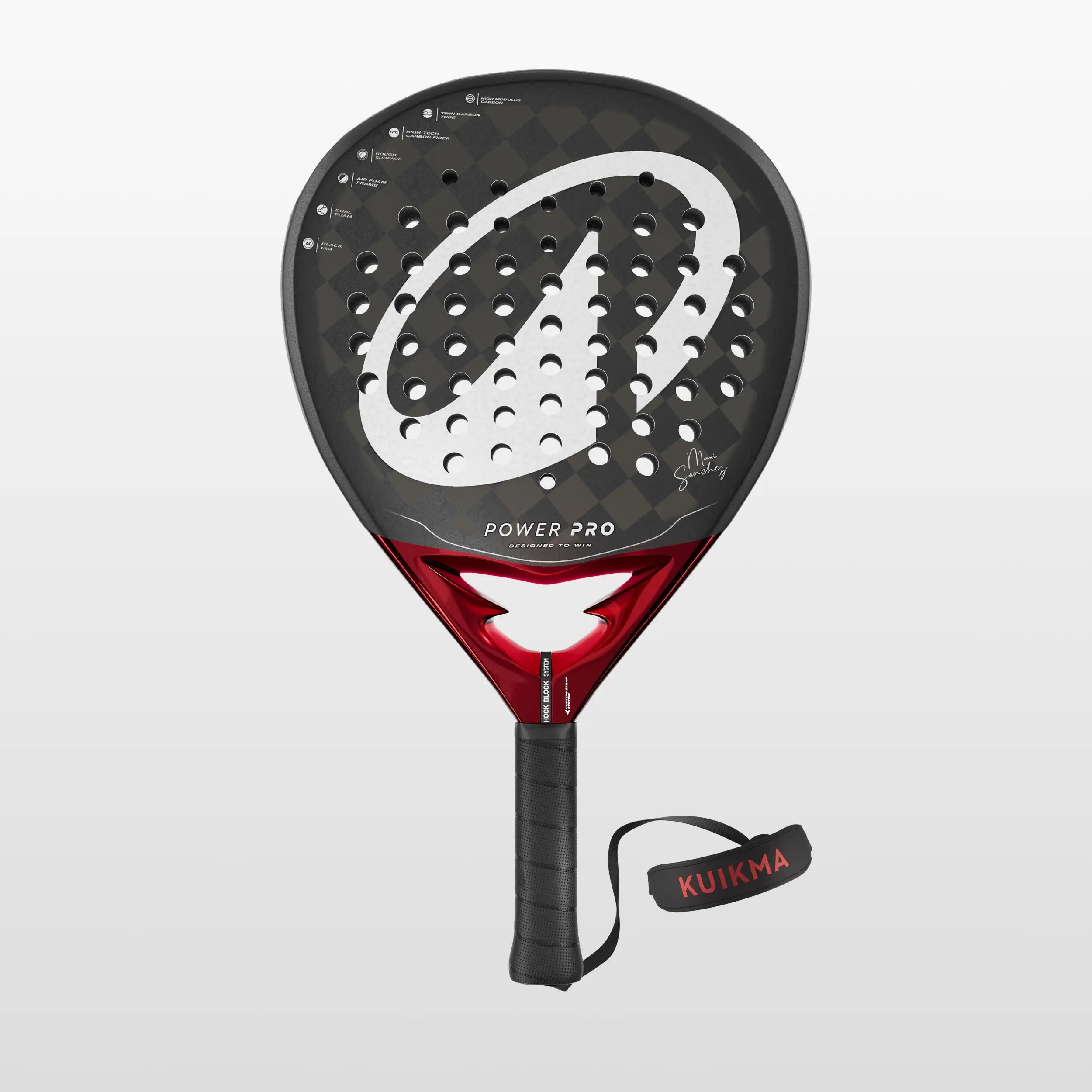 Pala de pádel adulto - Kuikma Power Pro MAXI SANCHEZ 17/39