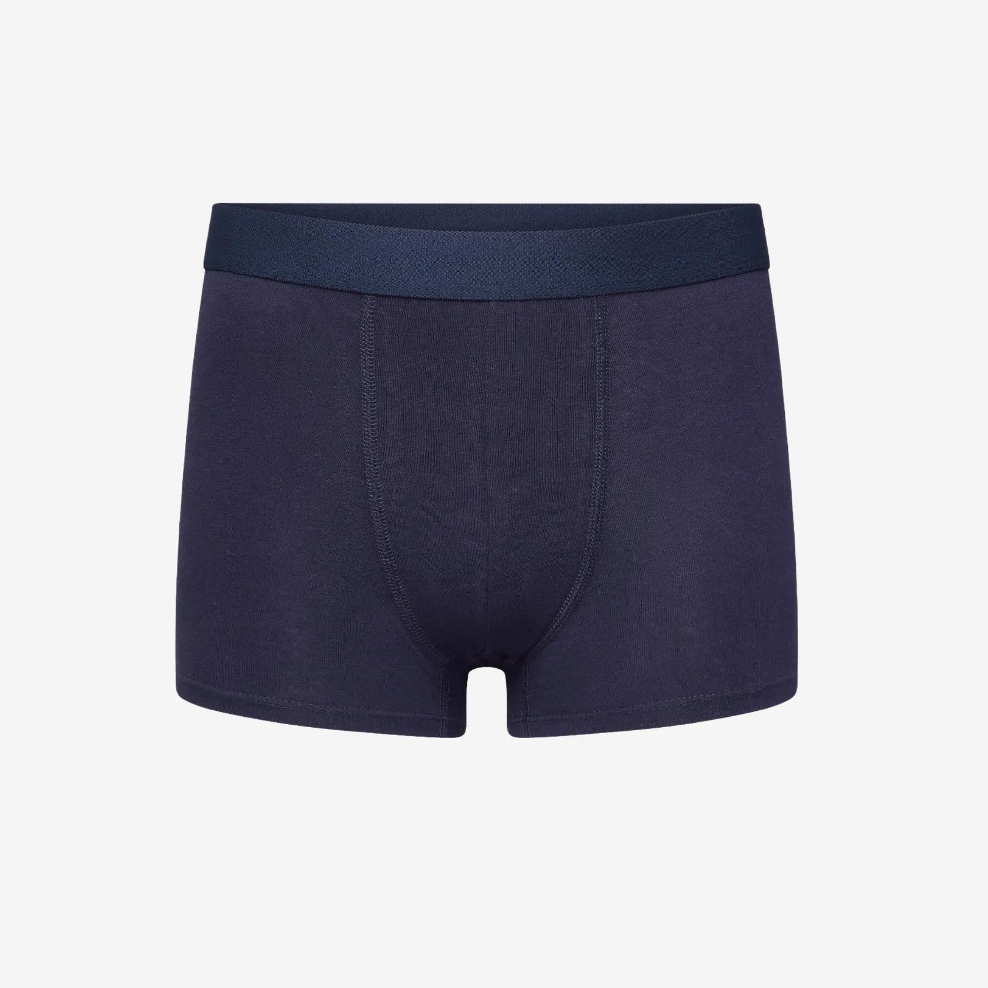 Lot de 2 caleçons en coton enfant, bleu marine 5/5