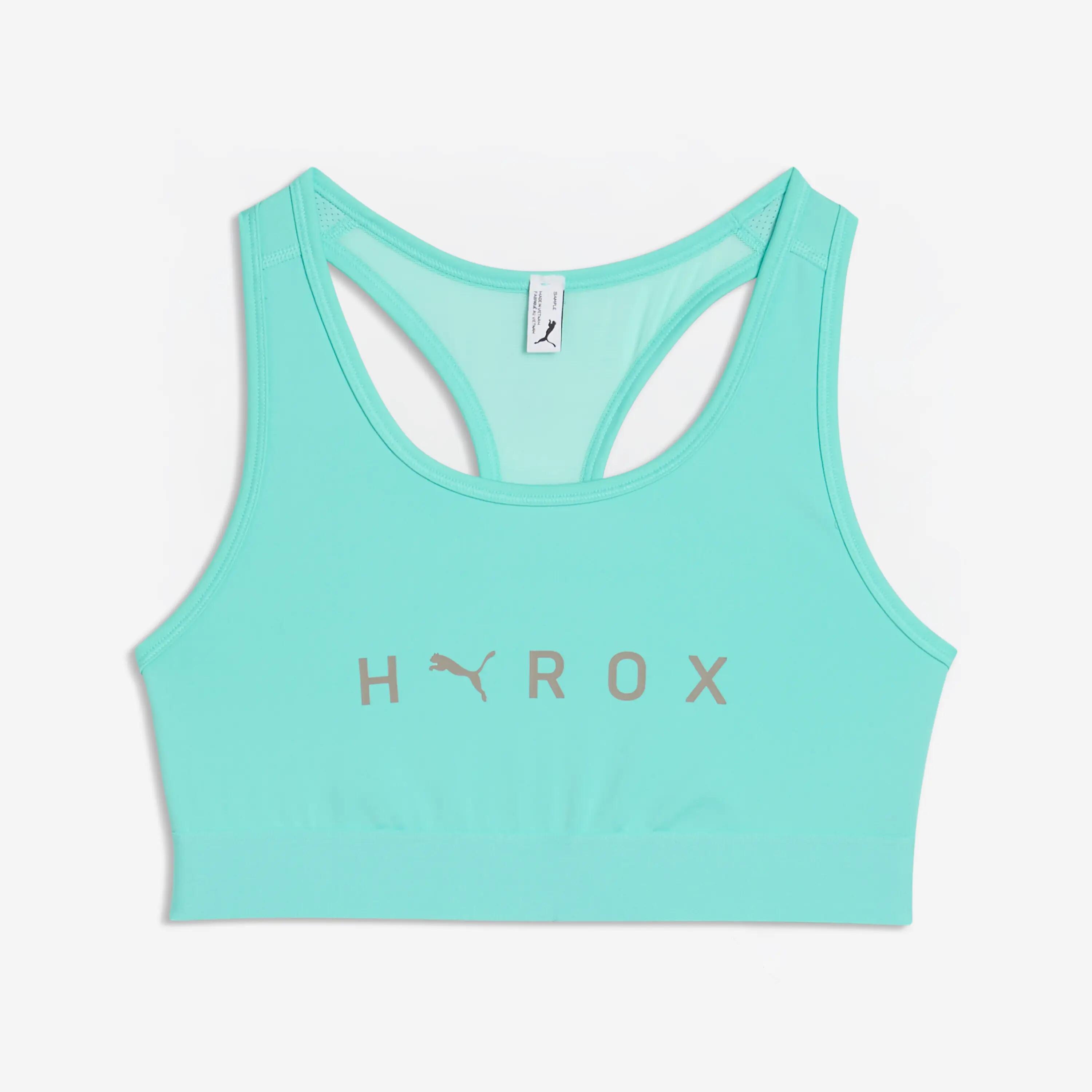 Sportbeha HYROX voor dames groen 4/5