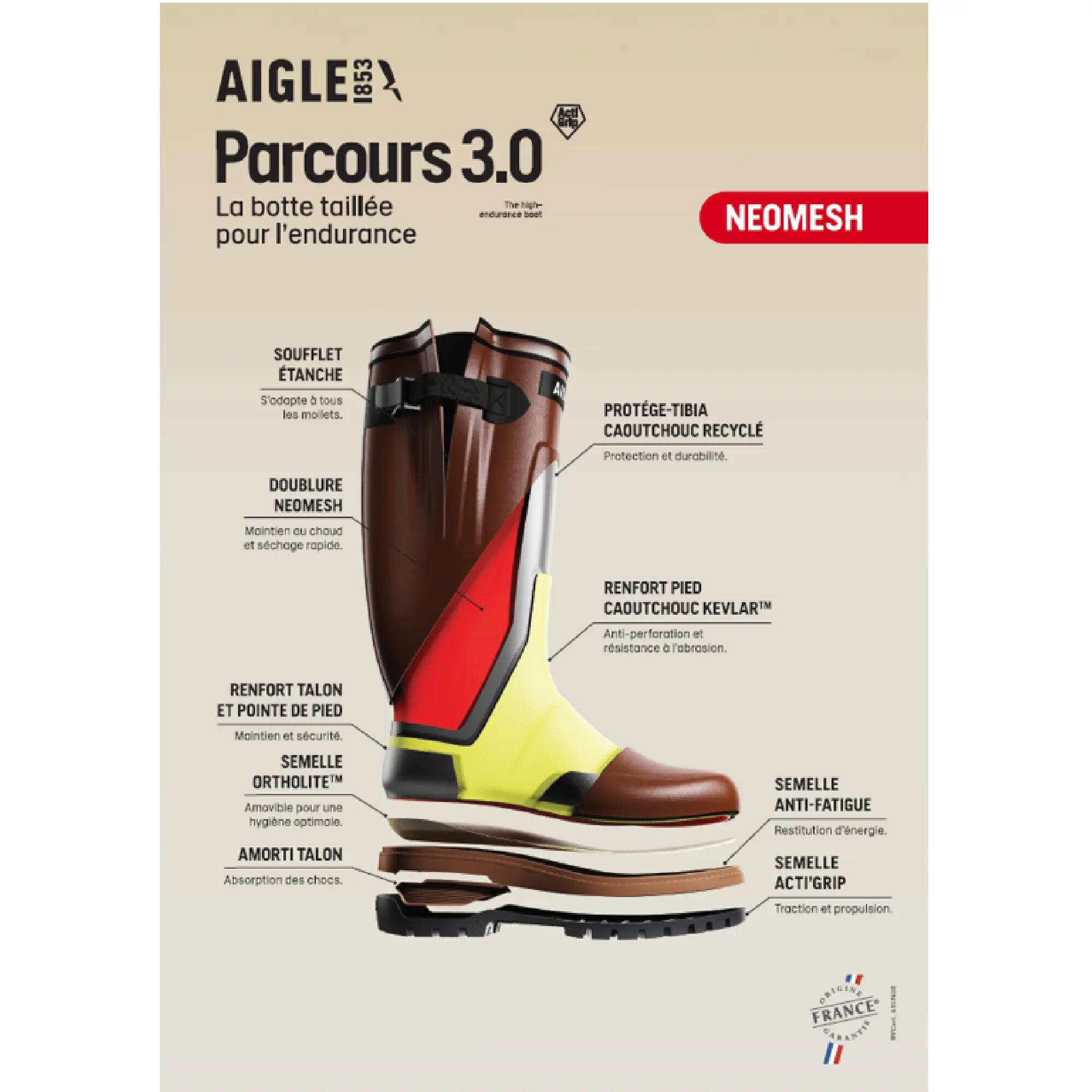 Bottes PARCOURS 3.0 Neomesh Aigle 7/9