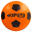 Foam Futsal Ball Wizzy Size 4 - Orange