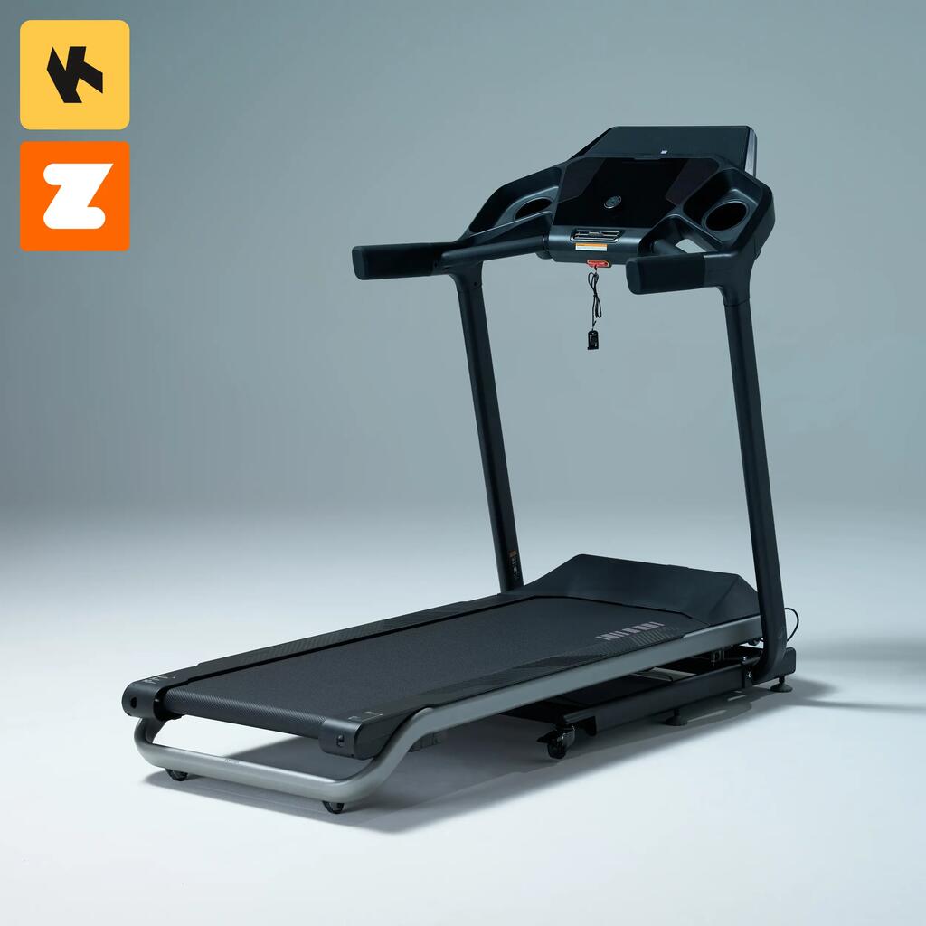 Folding running treadmill with adjustable incline 22km/h, Challenge Run