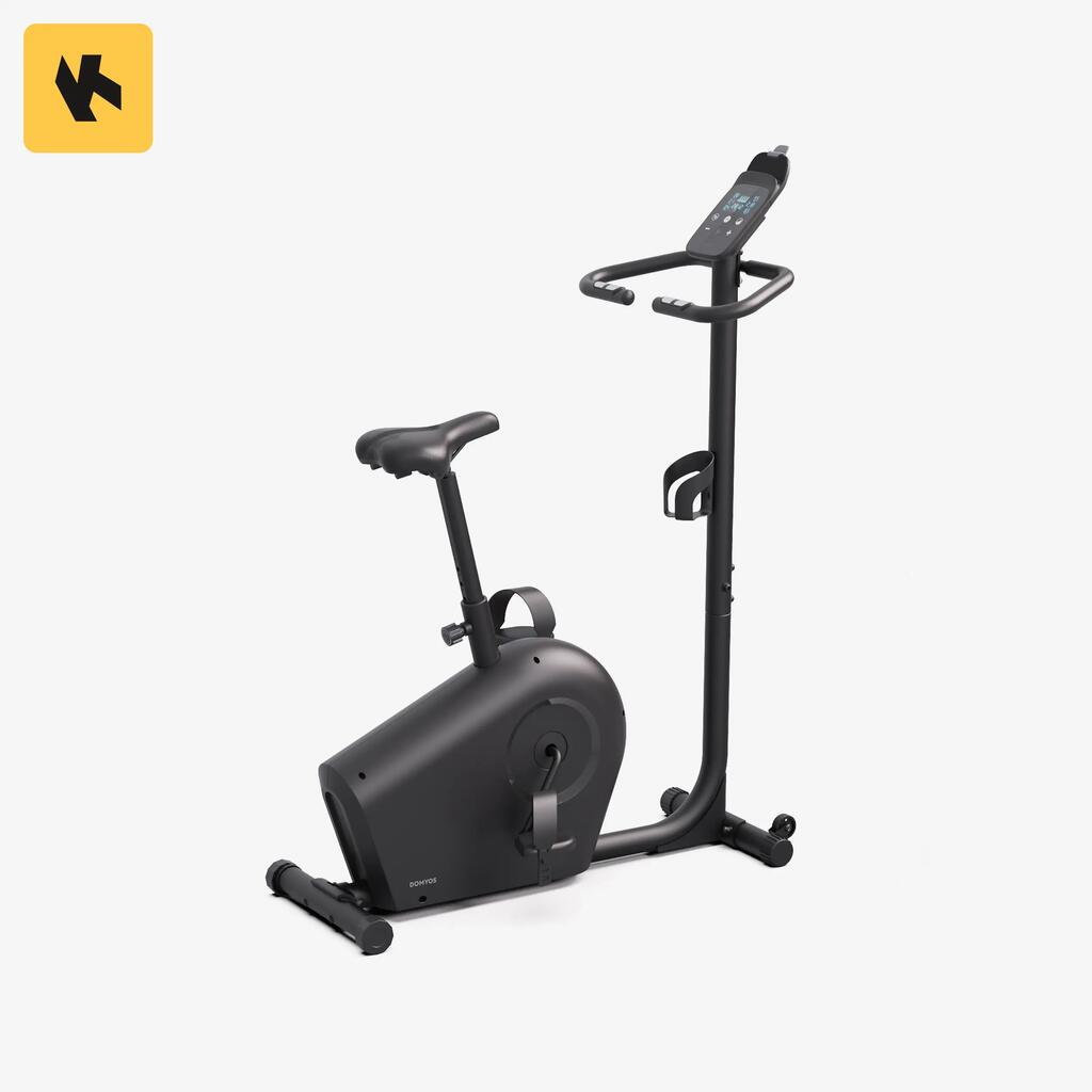 Exercise Bike with Motorised Resistance EB140 B, with Decathlon Warranty