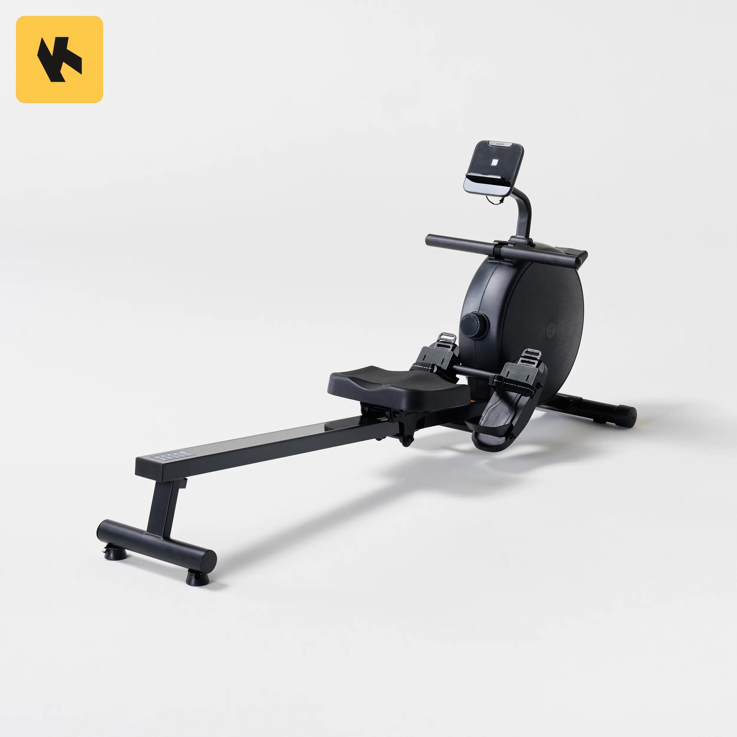 Máquina Remo Initial Rower 100 Negra Conectada 23/44