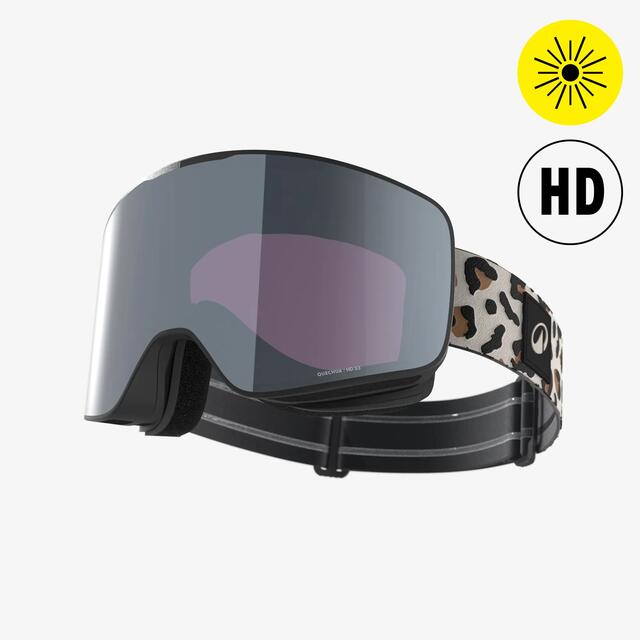 Skibril kinderen volwassenen zonnig weer verwisselbare lens G 900 C HD luipaard