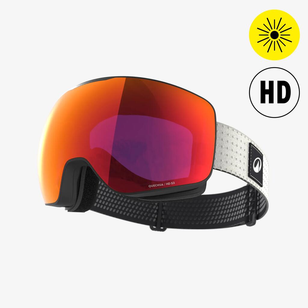 Good-weather ski goggles (S3) adults + children, G900 S HD White