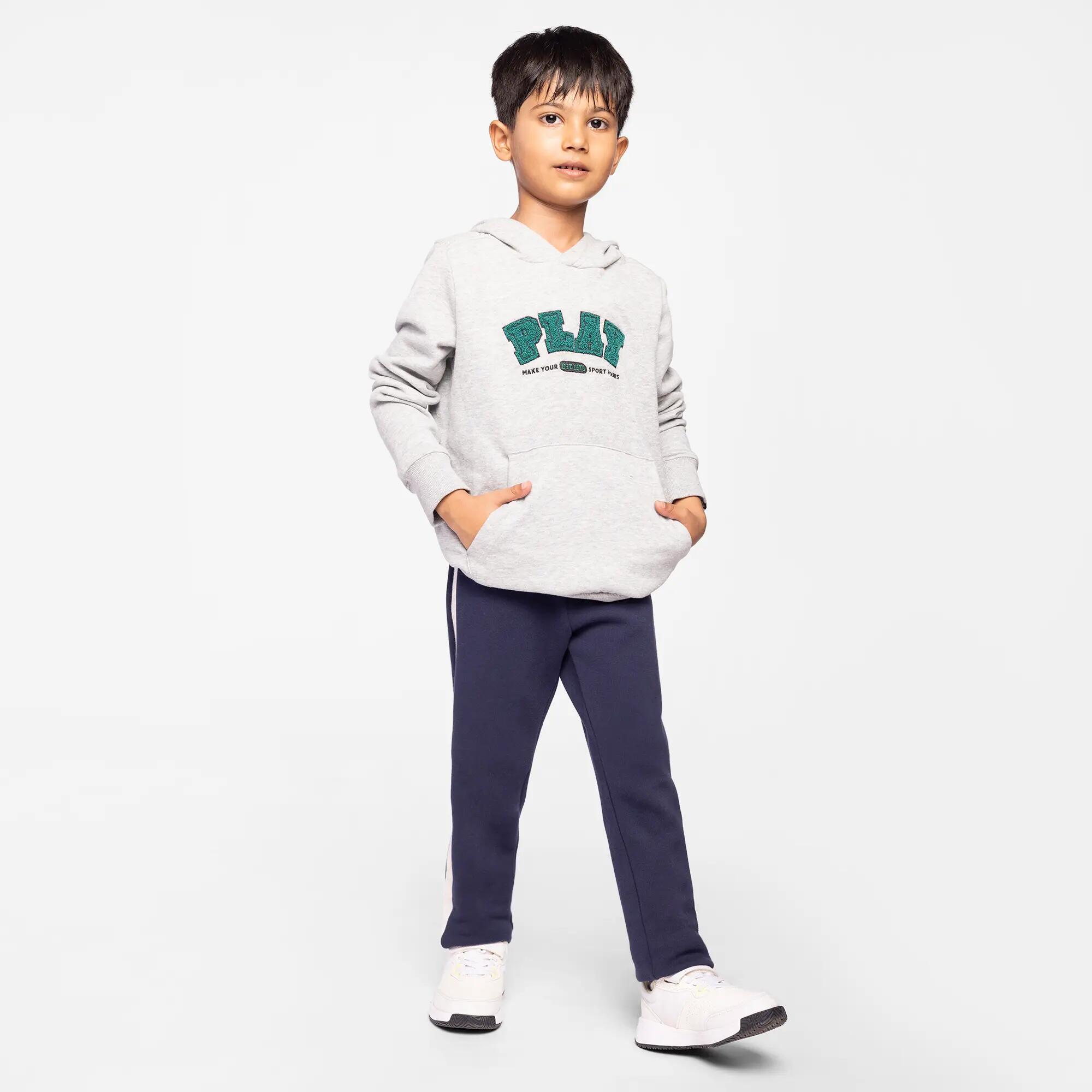 Kid's Cotton Hoodie, Sweatshirt, 500 - Red -  2