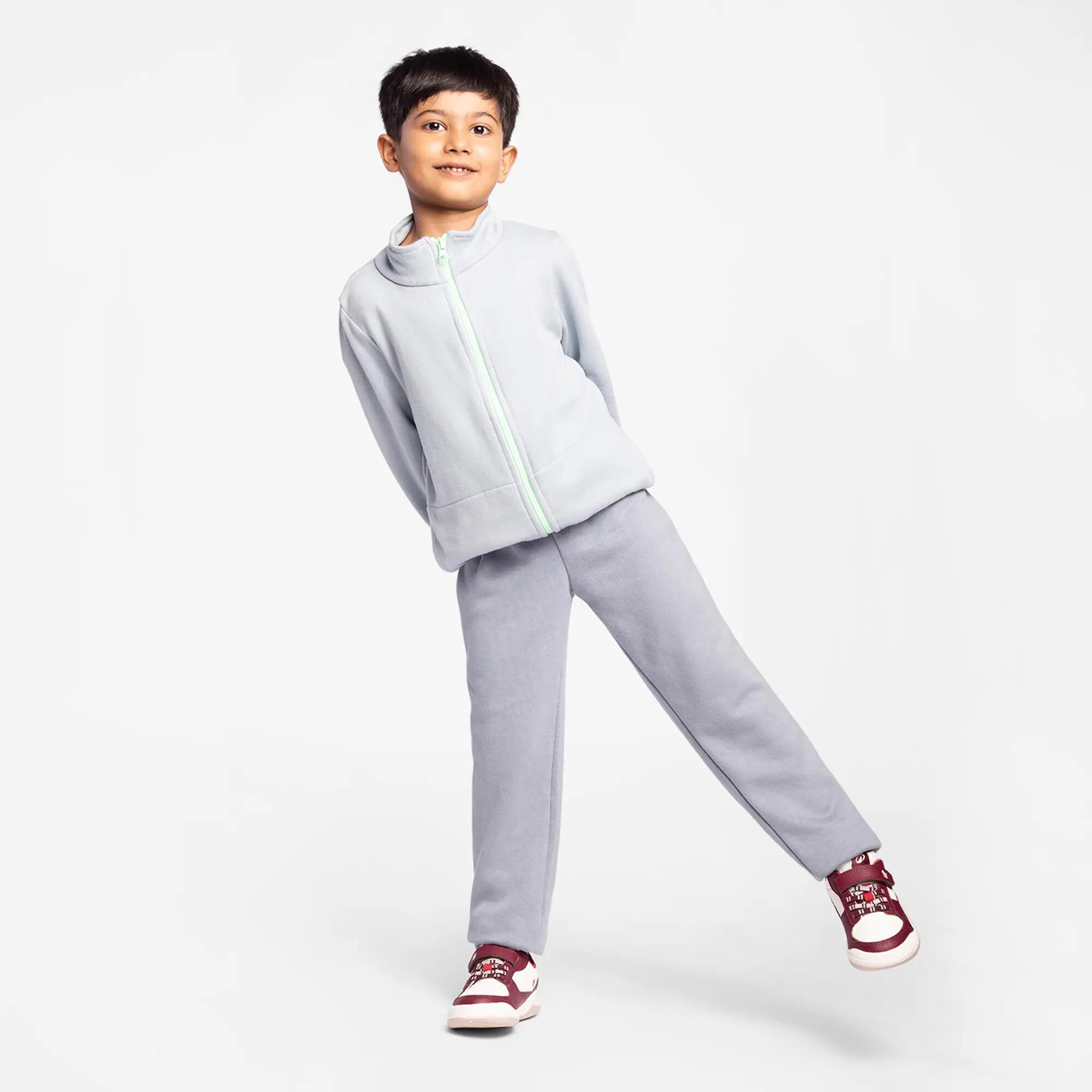Kids' Warm Zip-Up Tracksuit -  2