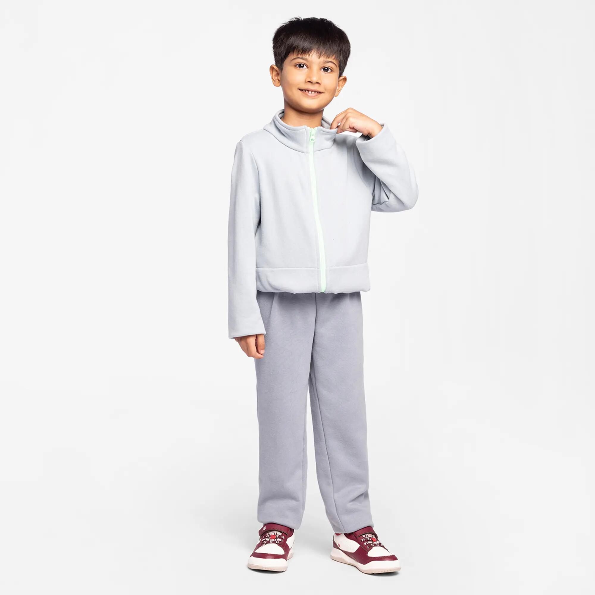 Kids' Warm Zip-Up Tracksuit -  1