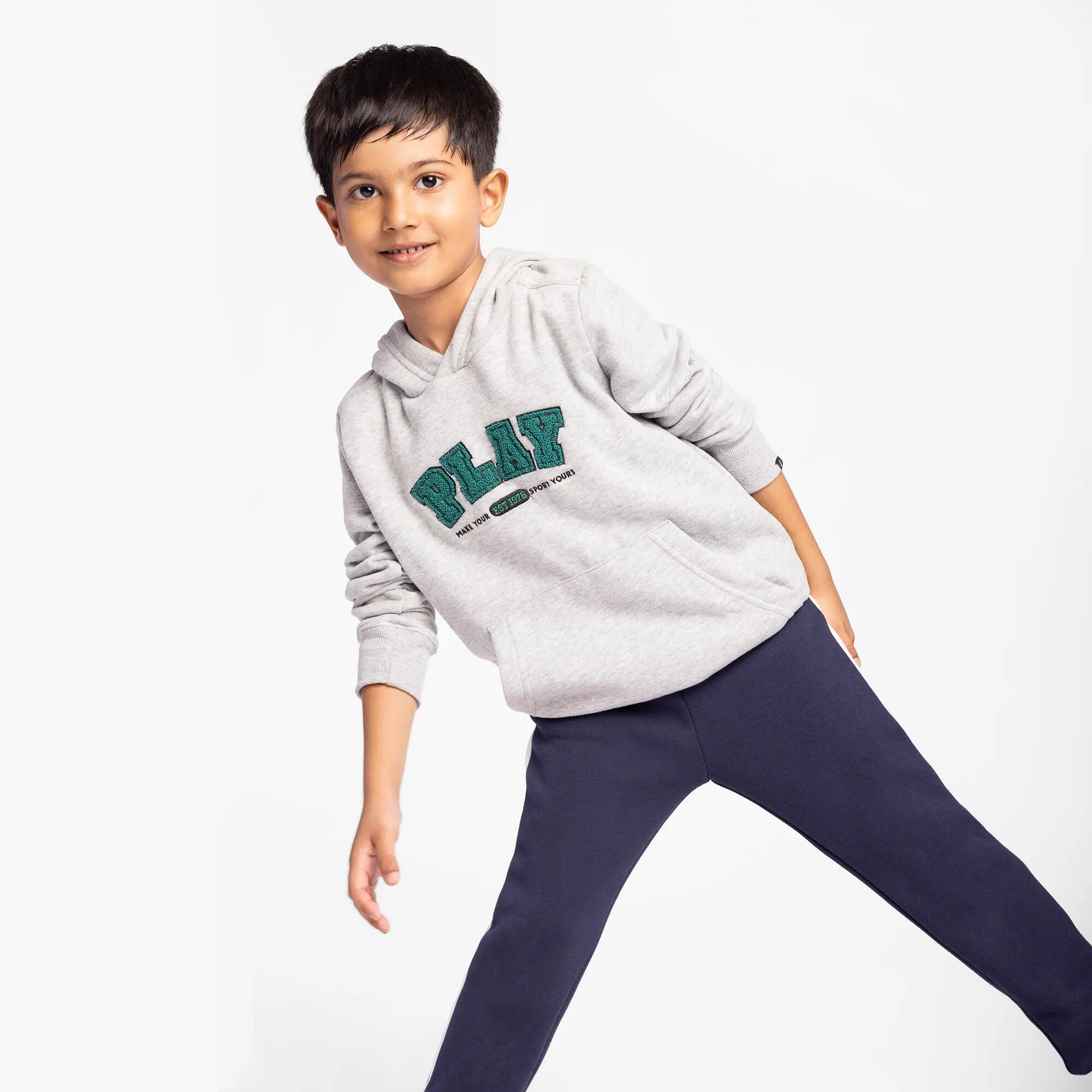 Kid's Cotton Hoodie, Sweatshirt, 500 - Red -  4