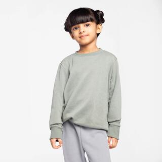 Kid's Warm Crew Neck Sweatshirt - Grey