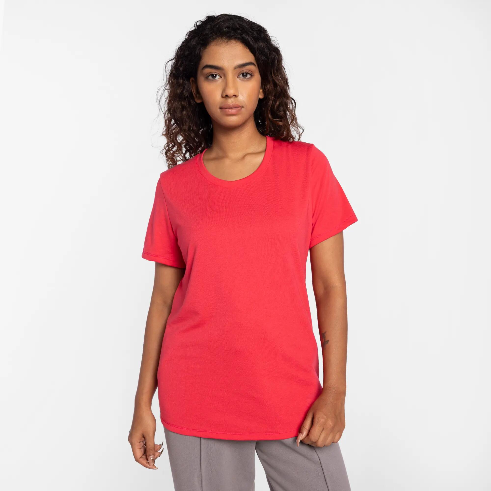 Women's Short-Sleeved T-Shirt Coolmax - Cherry Pink -  2