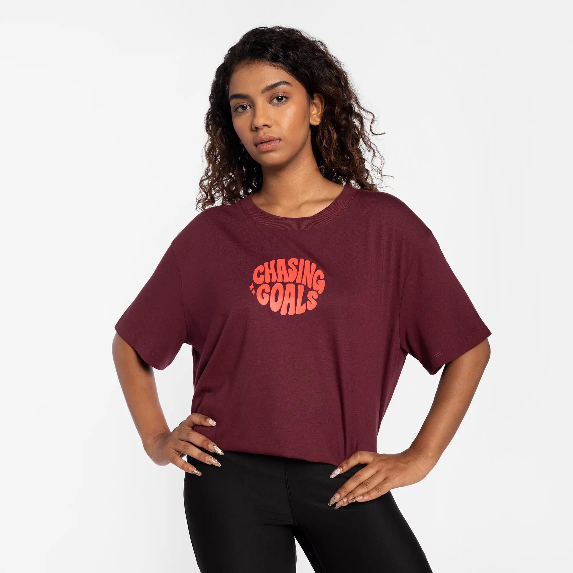 Women's Oversize Cotton T-Shirt - White -  3