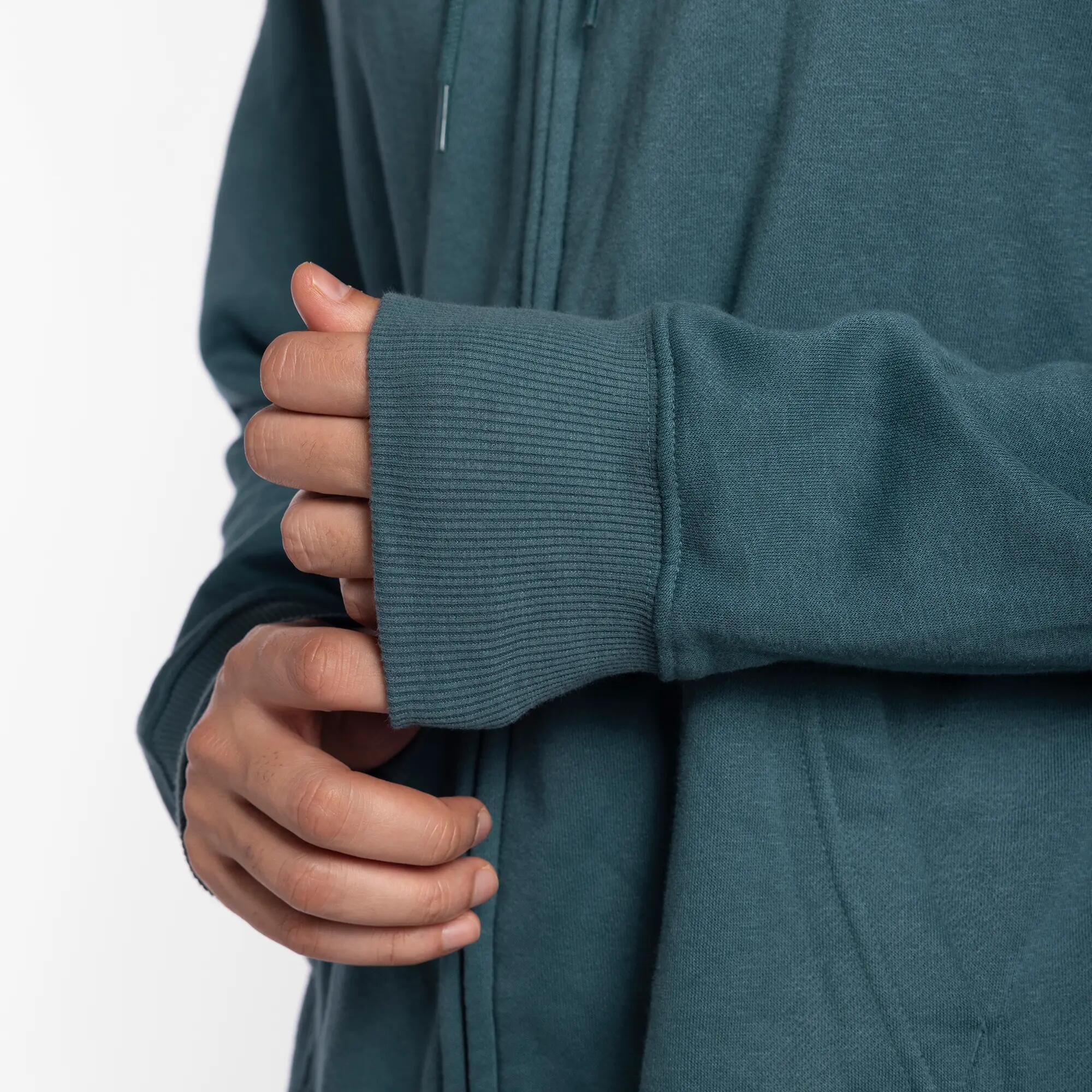 Men's Zip-Up Hoodie, 500 - Teal -  5