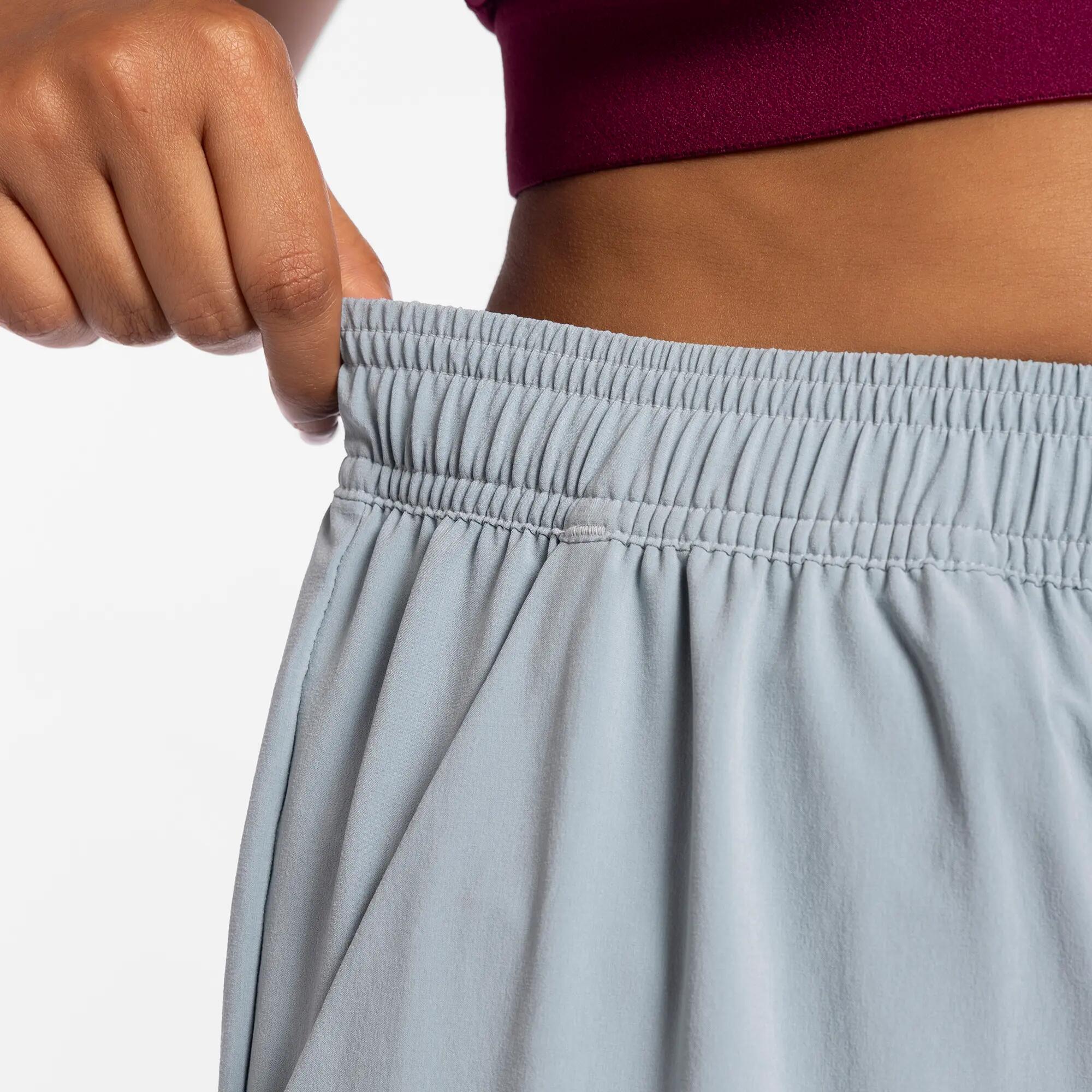 Women's Fitness Cardio Training Bottoms 100 -wenge brown -  4