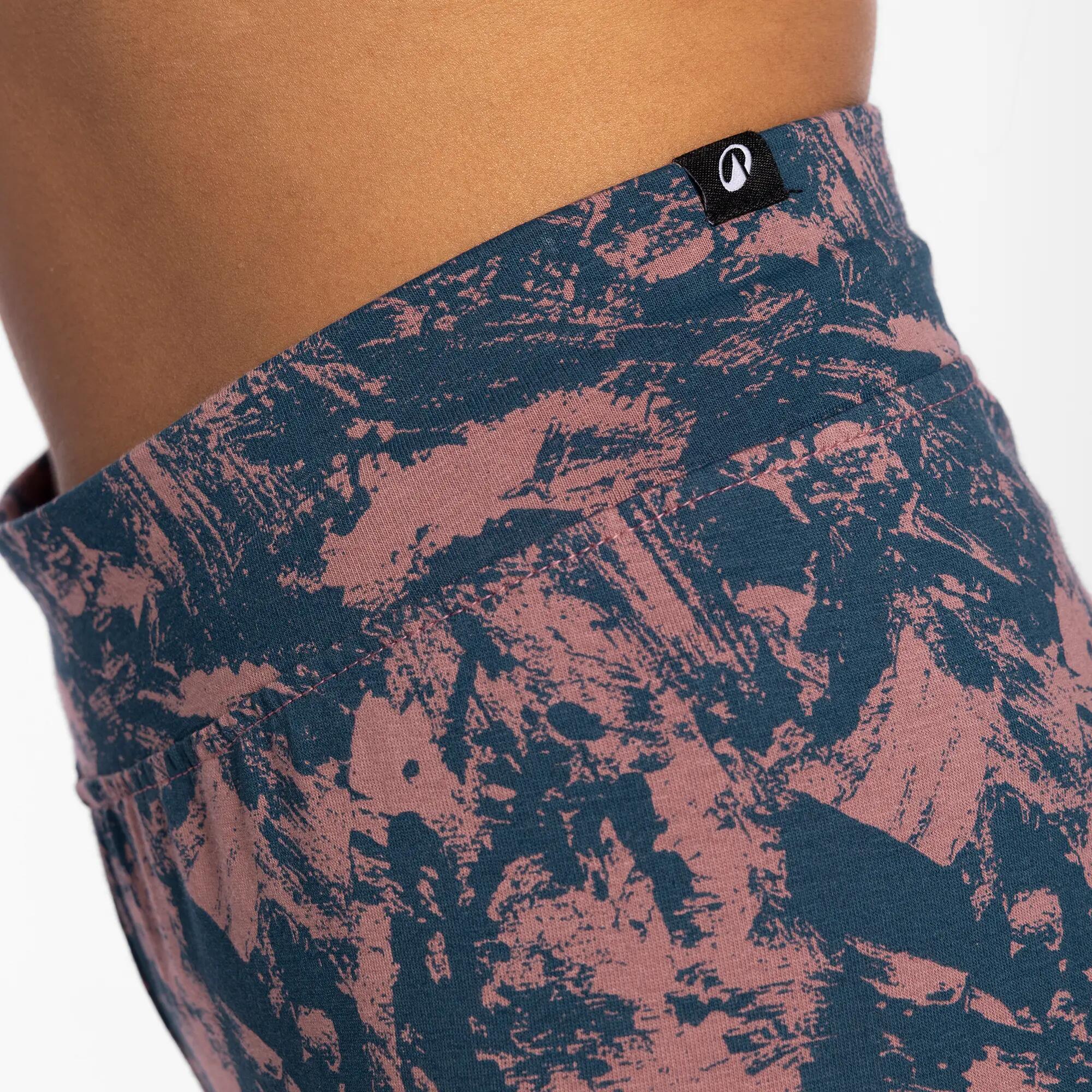 Women's Cotton Fitness Leggings - Ash Purple -  5