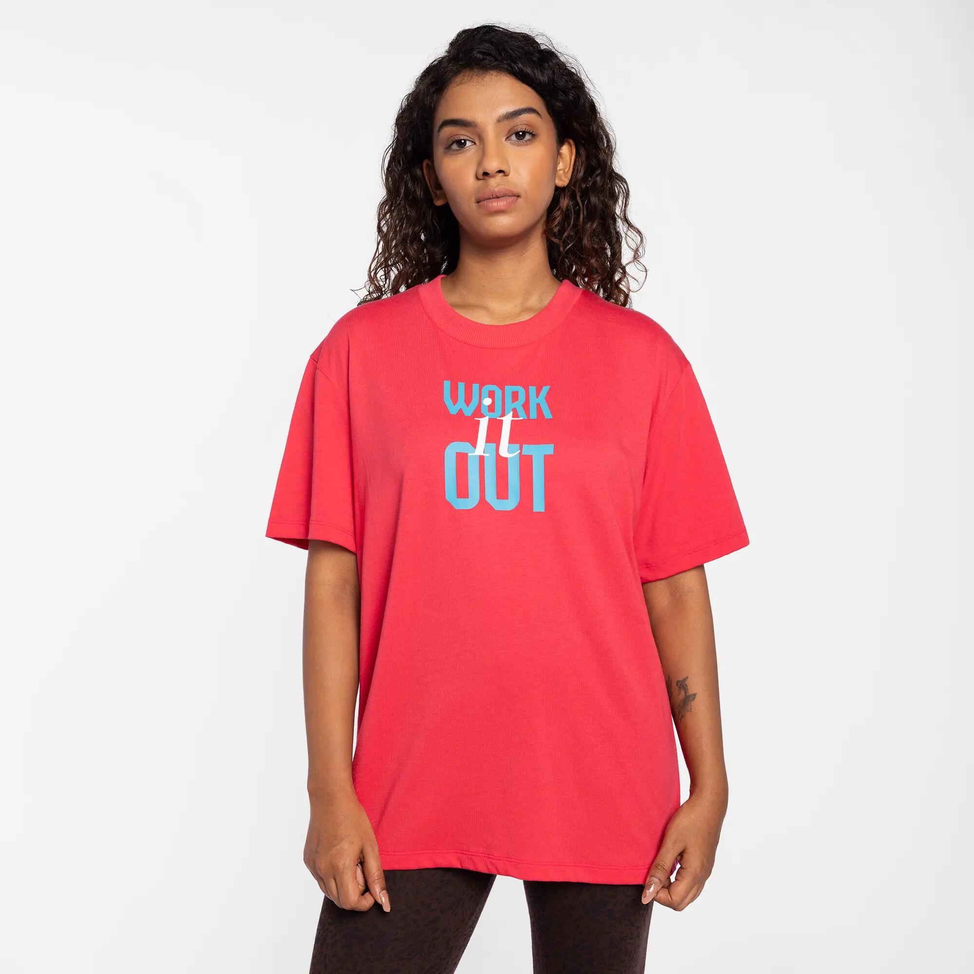 Women's Oversize Cotton T-Shirt - White -  2
