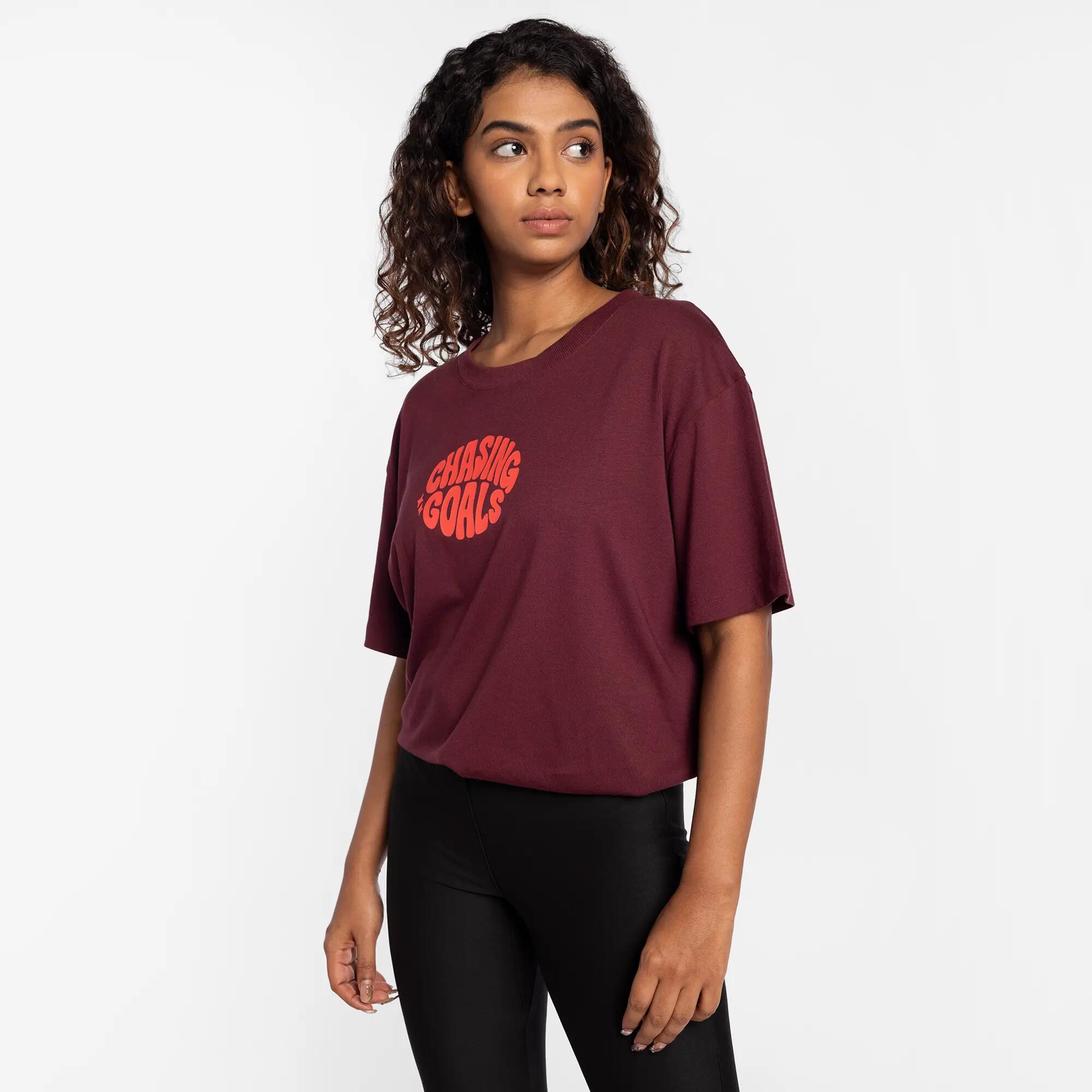 Women's Oversize Cotton T-Shirt - White -  4