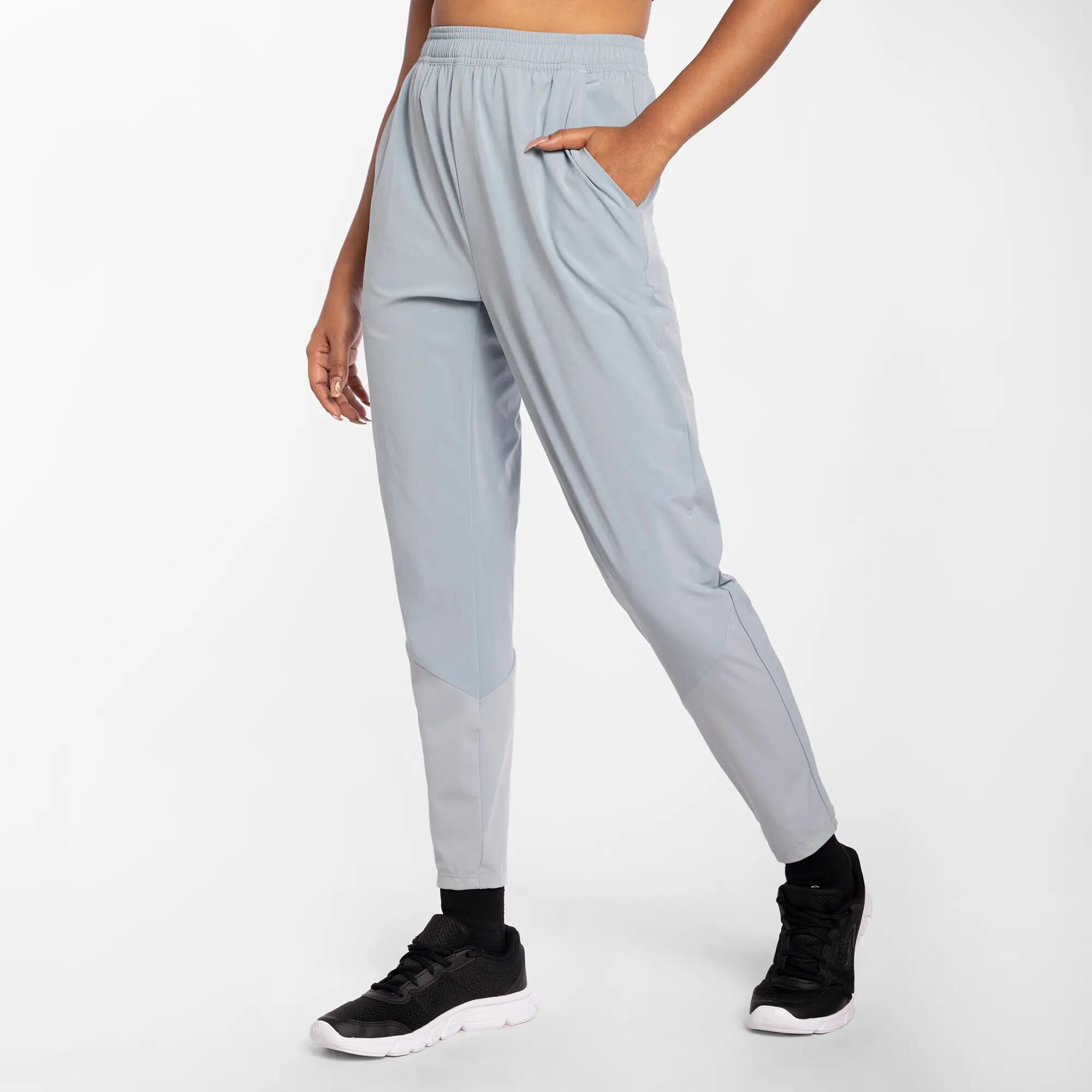 Women's Fitness Cardio Training Bottoms 100 -wenge brown -  3