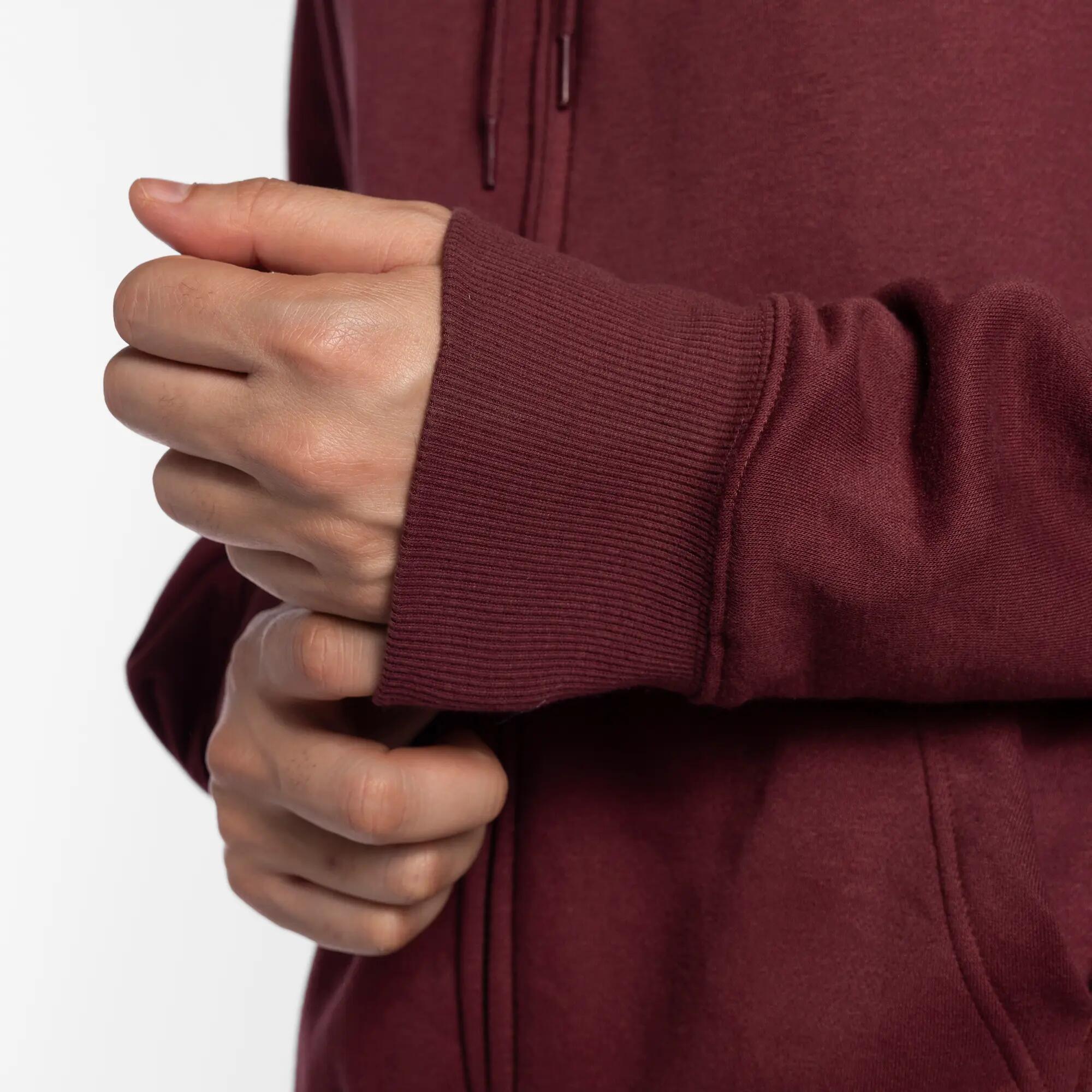 Men's Zip-Up Hoodie 500 Ess - Purple -  5