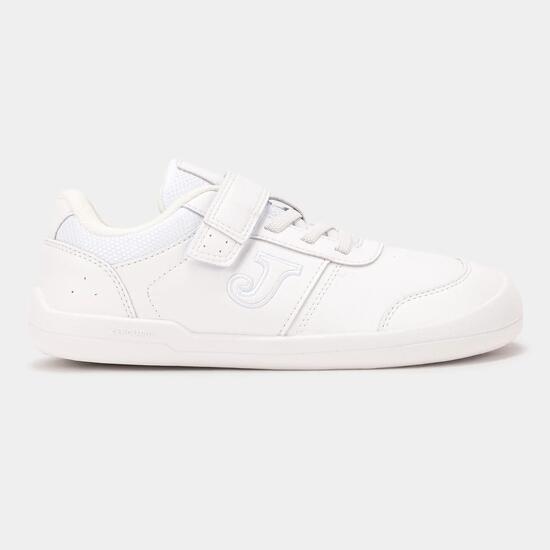 Zapatillas piel Barefoot niños Joma Vela blancas