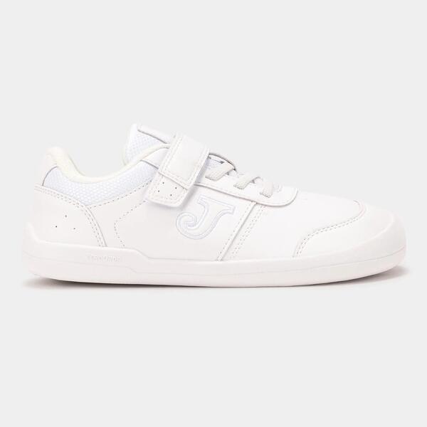 JOMA Zapatillas piel Barefoot niños Joma Vela blancas