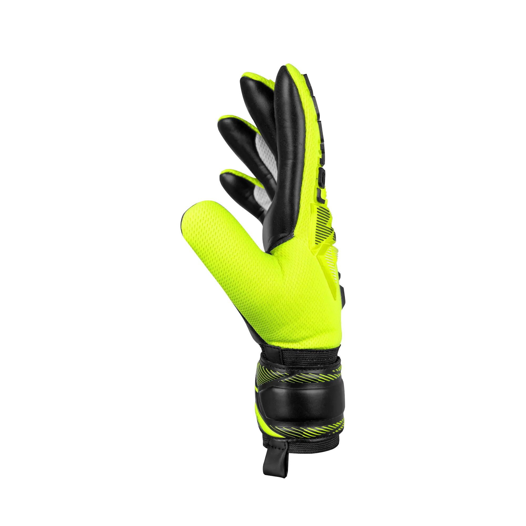 Guanti portiere adulto REUSCH ATTRAKT FREEGEL 26 gialli neri 2/8