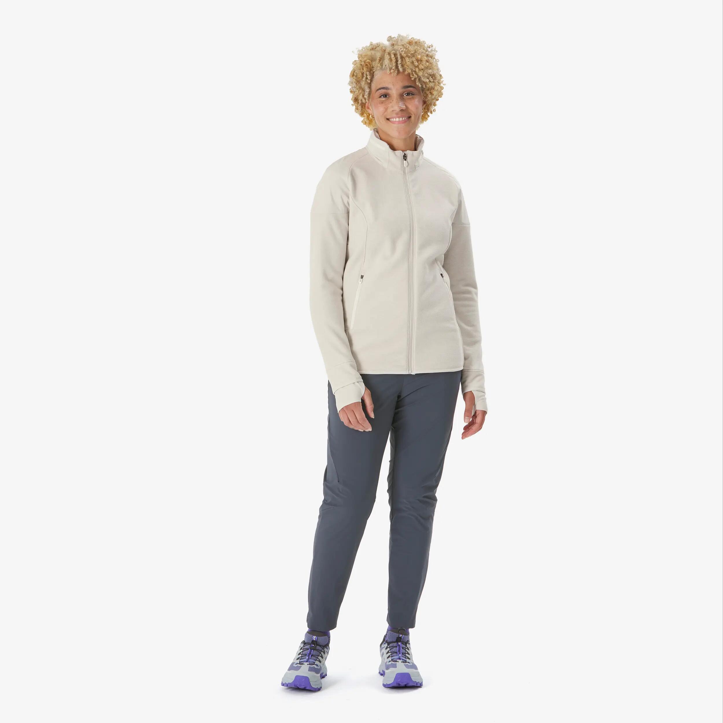 Women Hiking Extra Warm Stretchable Fleece Jacket Hoodie -  2