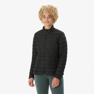 Women Hiking & Trekking Warm Puffer Jacket -6°C Black MH100