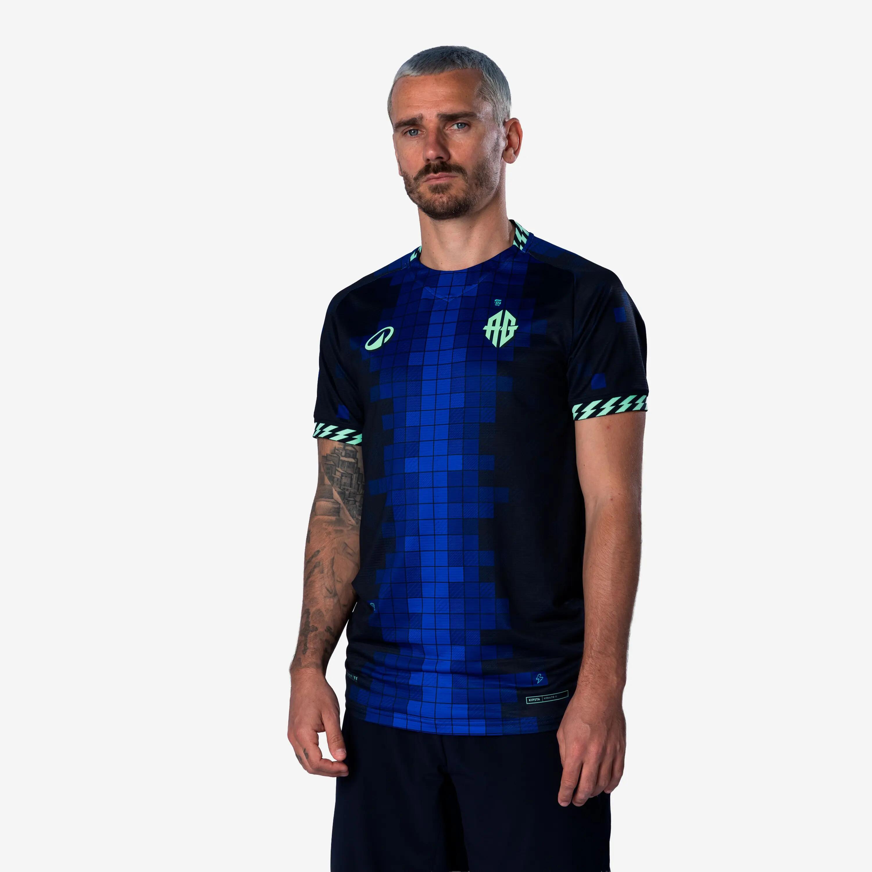 Maillot de football Viralto II AG A.Griezmann Marine, bleu et vert. 7/9