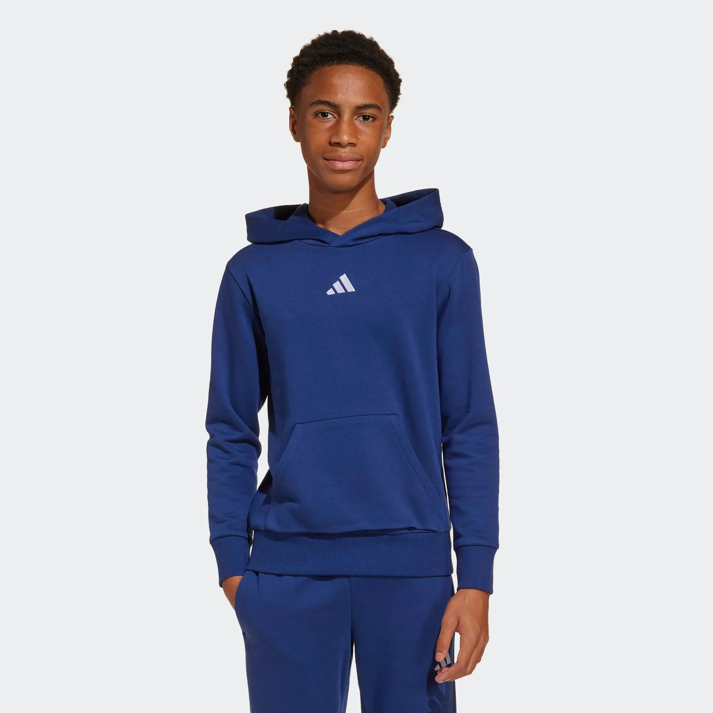 Sweat à capuche adidas Essentials Enfant bleu 7/8