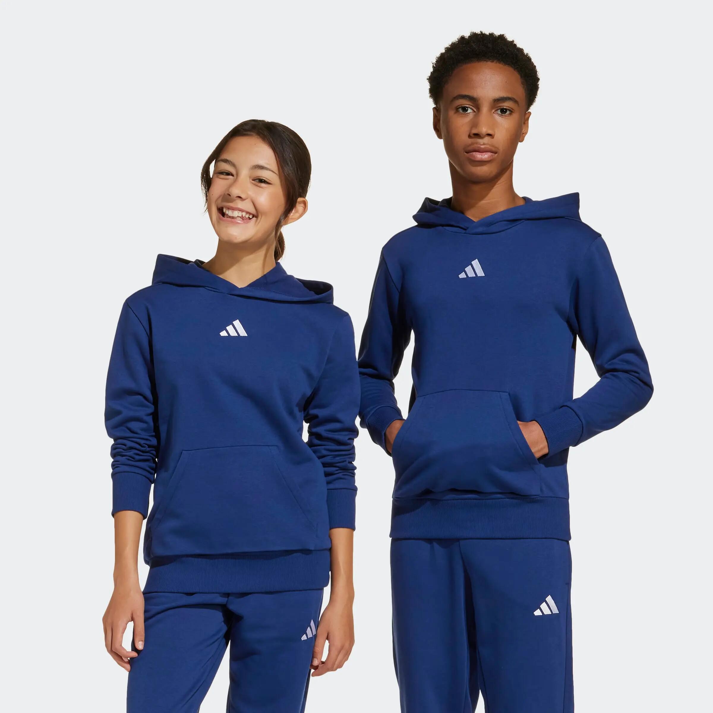 Sweat à capuche adidas Essentials Enfant bleu 5/8