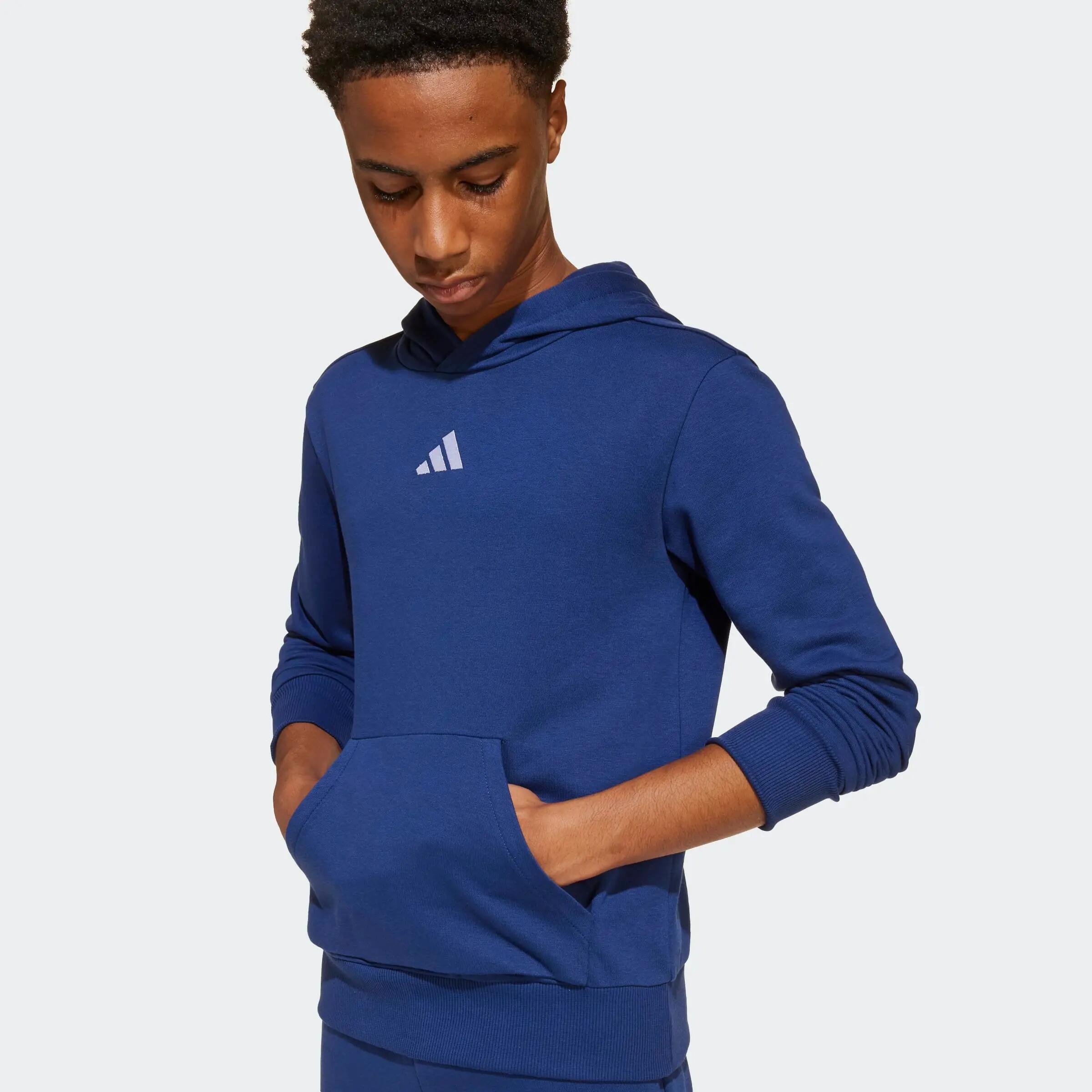 Sweat à capuche adidas Essentials Enfant bleu 3/8