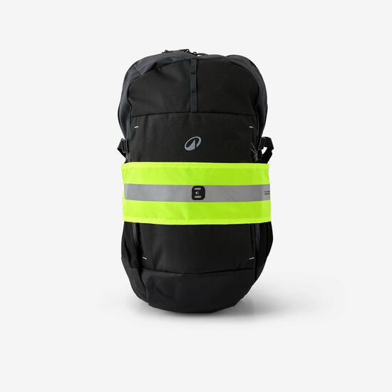 BANDEAU DE VISIBILITE DE SAC JOUR NUIT JAUNE FLUO