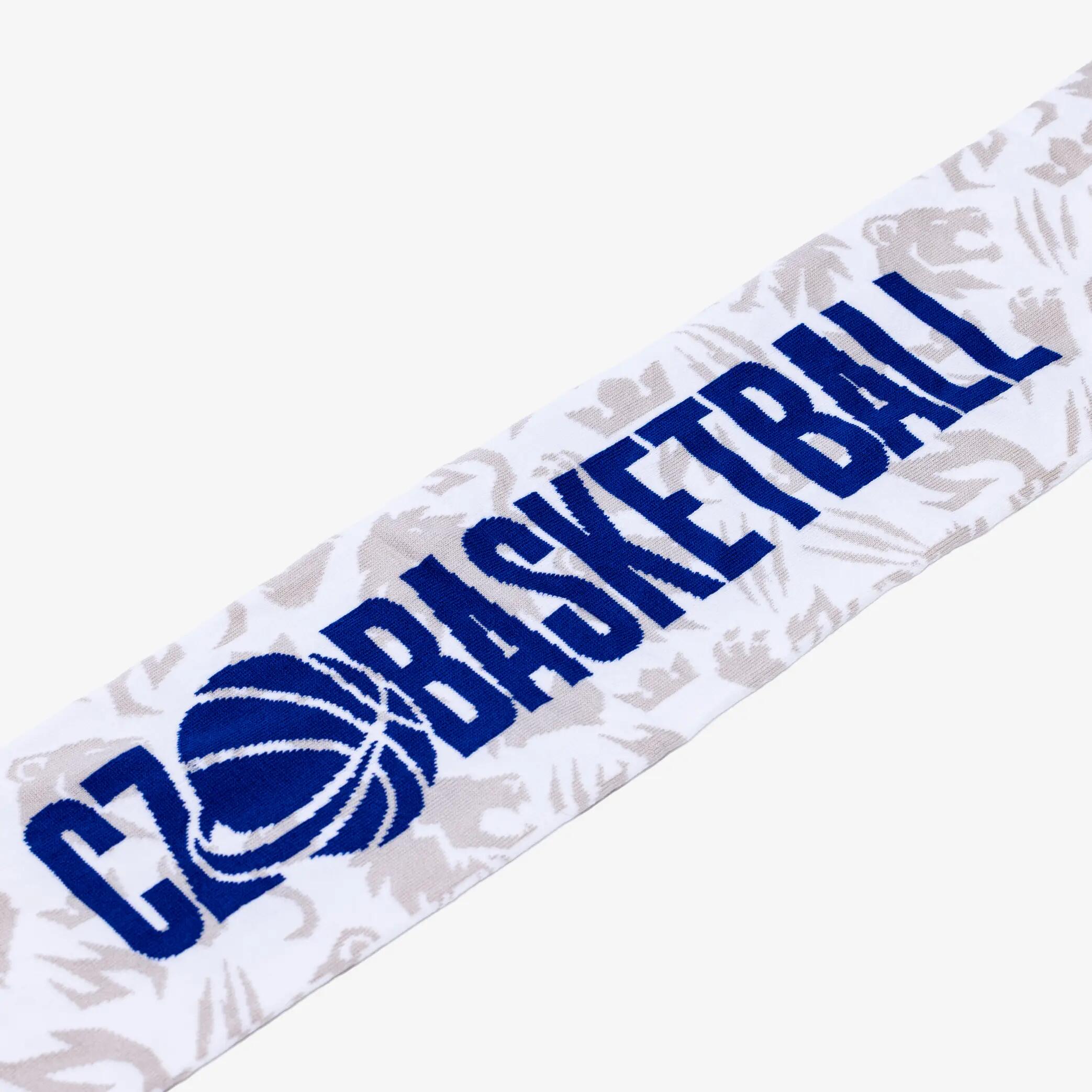 Šála CZ Basketball bílá 3/4