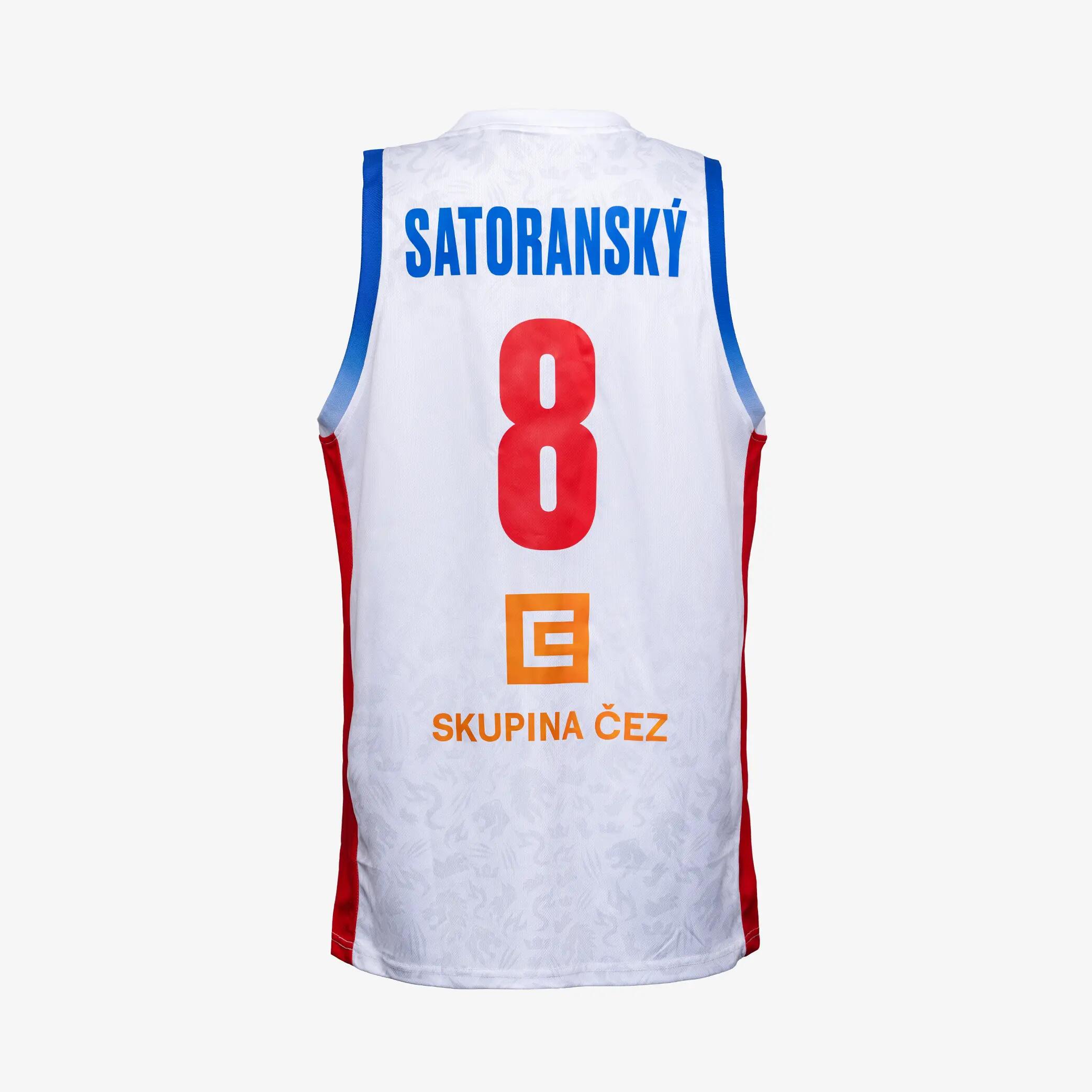 Pánský basketbalový dres CZ Basketball Satoranský 8 3/5