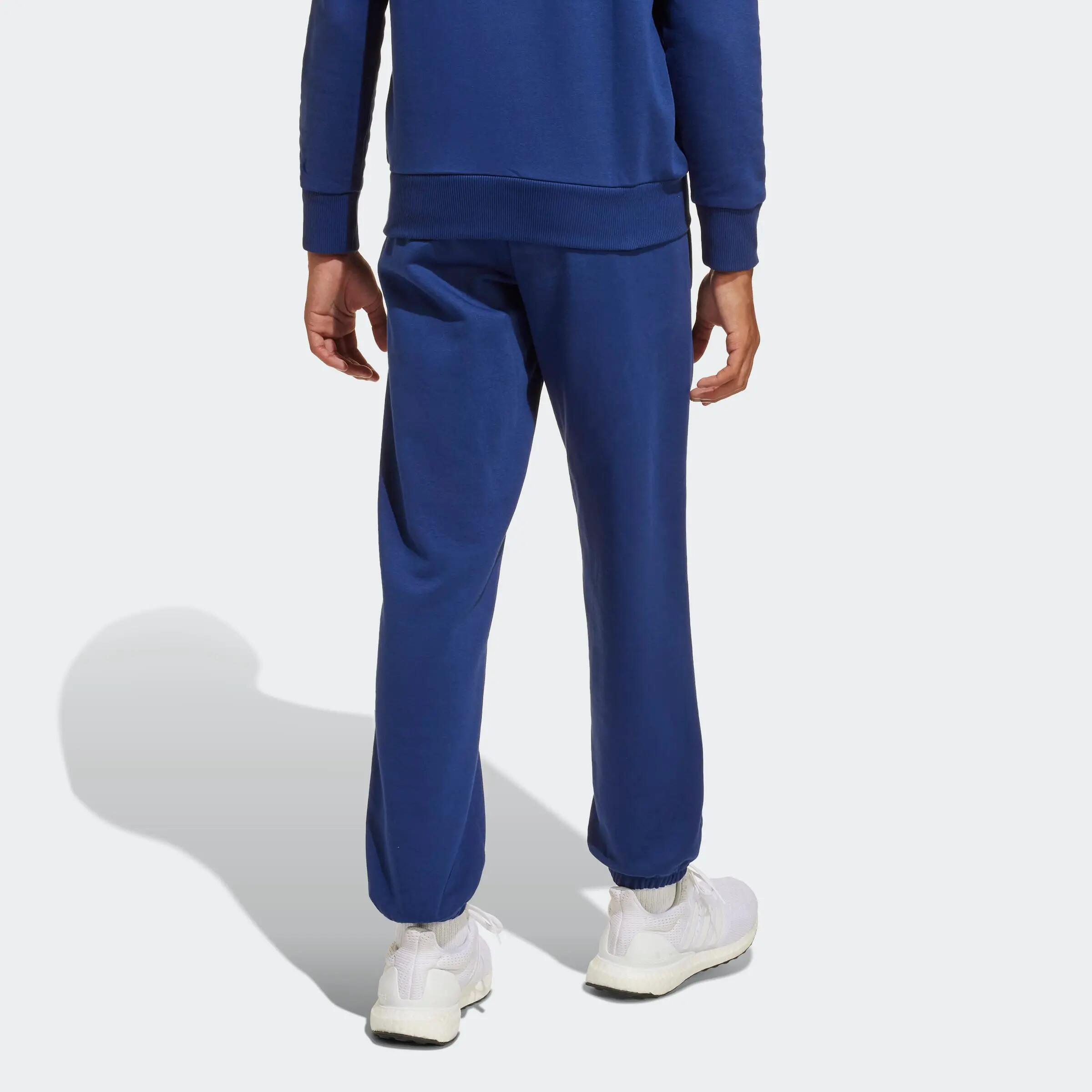 Pantalon de survêtement Adidas Essentials bleu Marine Enfant 5/8