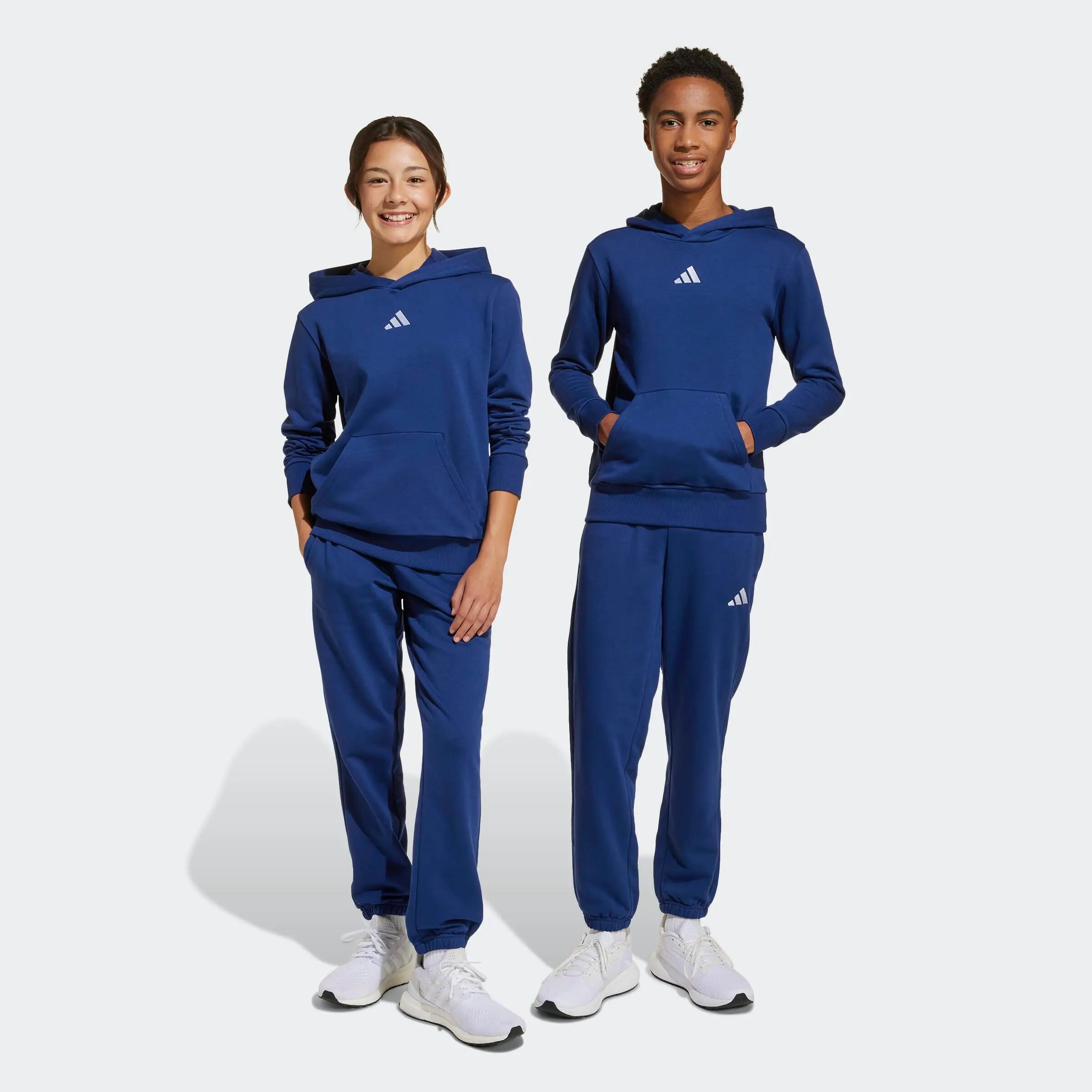 Pantalon de survêtement Adidas Essentials bleu Marine Enfant 7/8